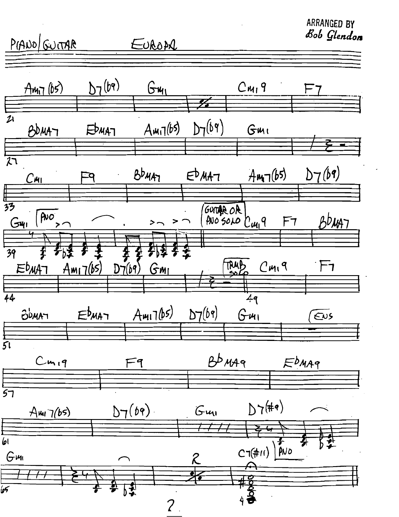 Europa Pianoguitar — page 2