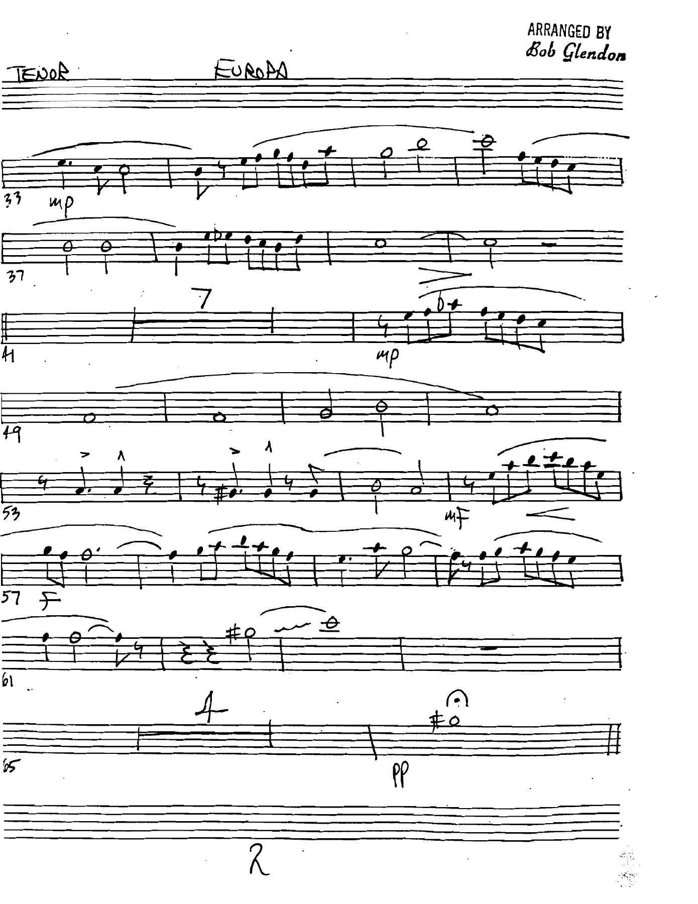 Europa Tenor — page 2