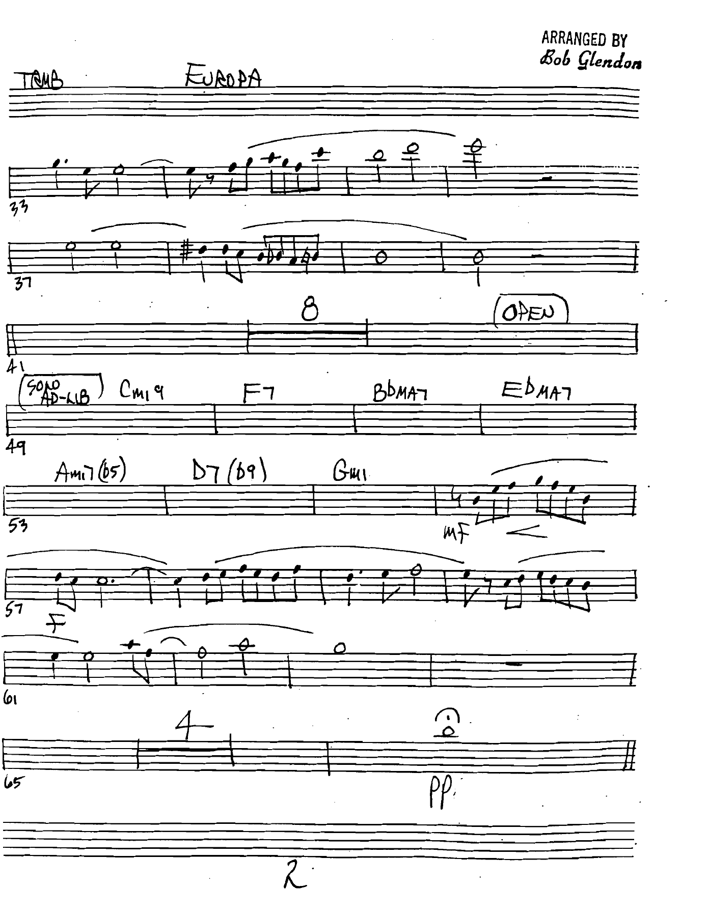 Europa Trombone — page 2