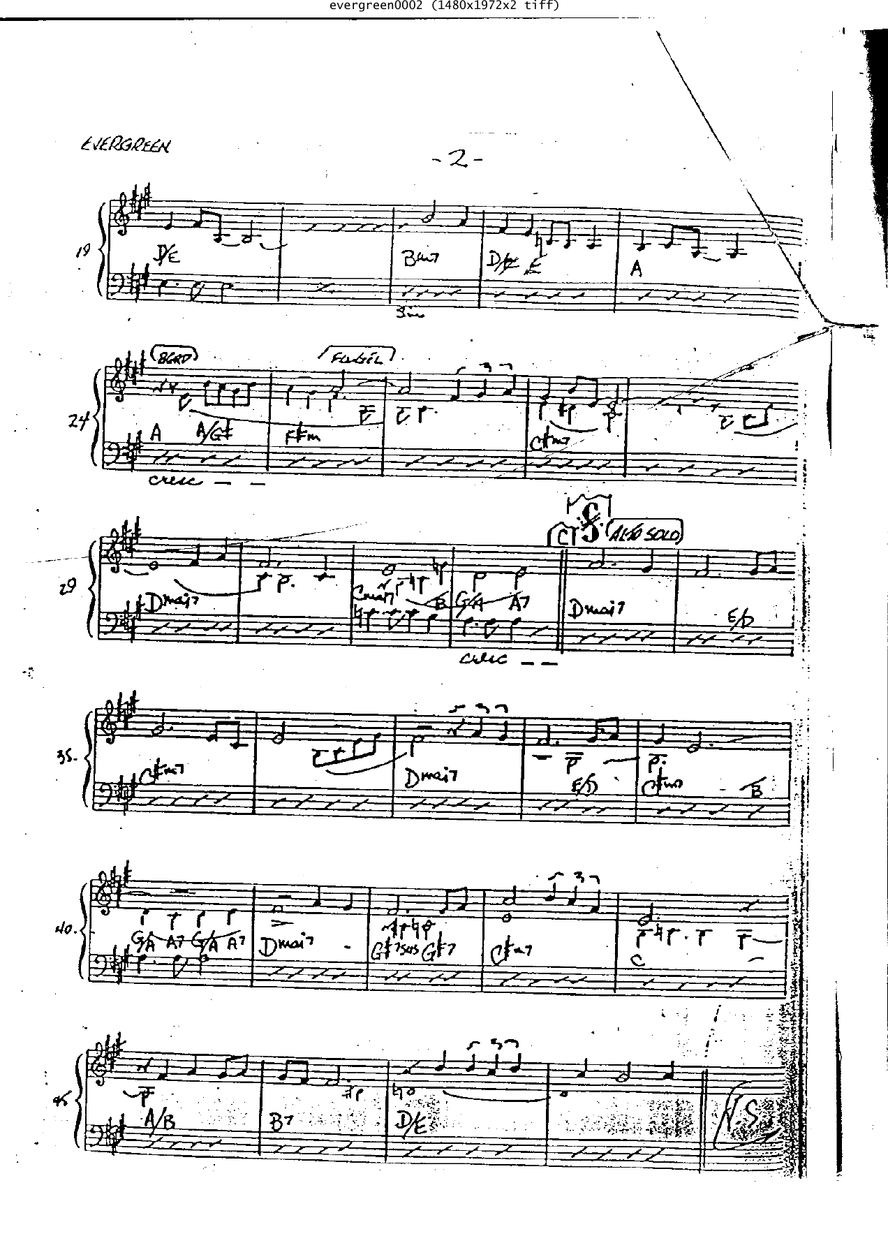 Evergreen Bss — page 2