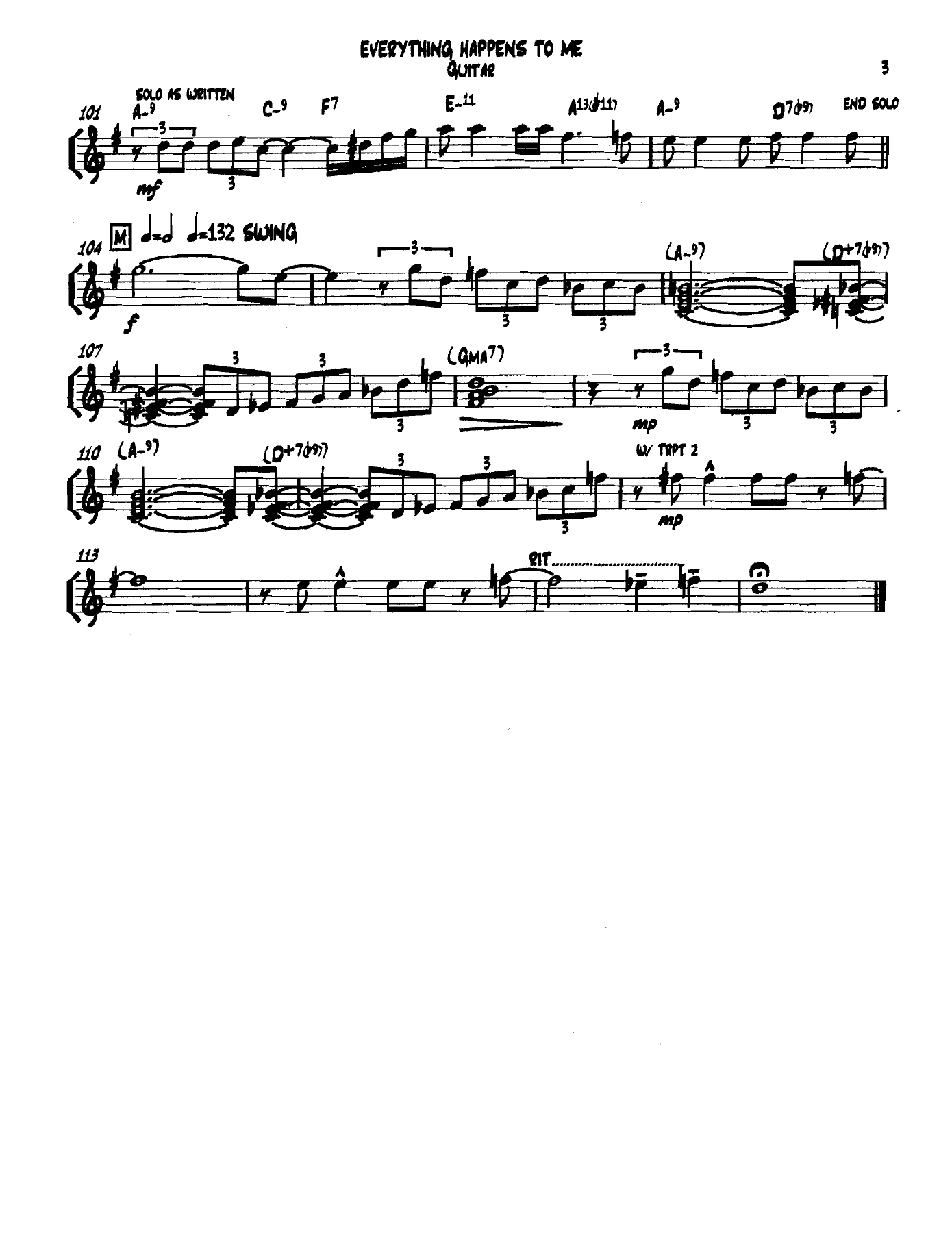 Everythinghappenstome Guitar — page 3