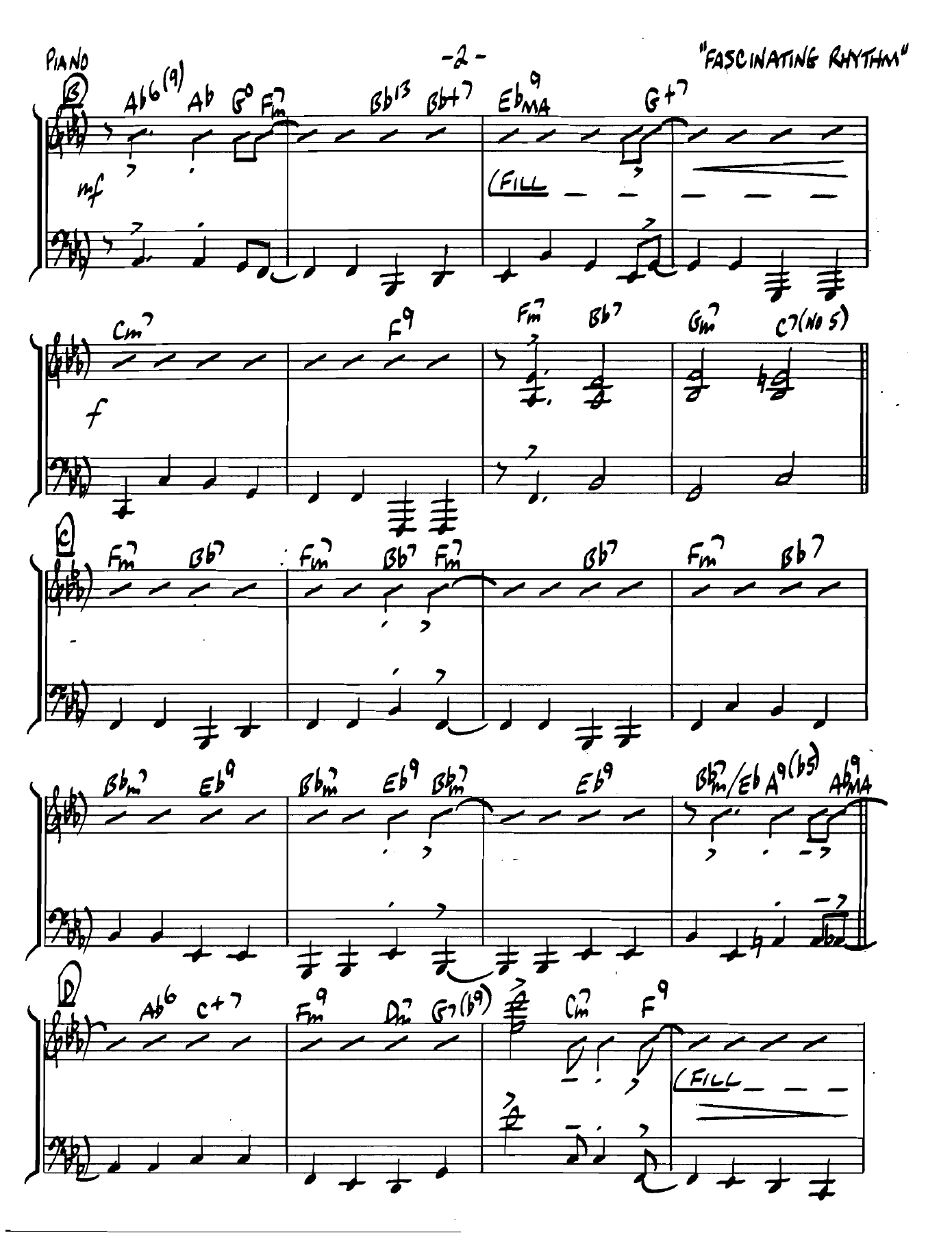 Fascinatingrhythm Piano — page 2