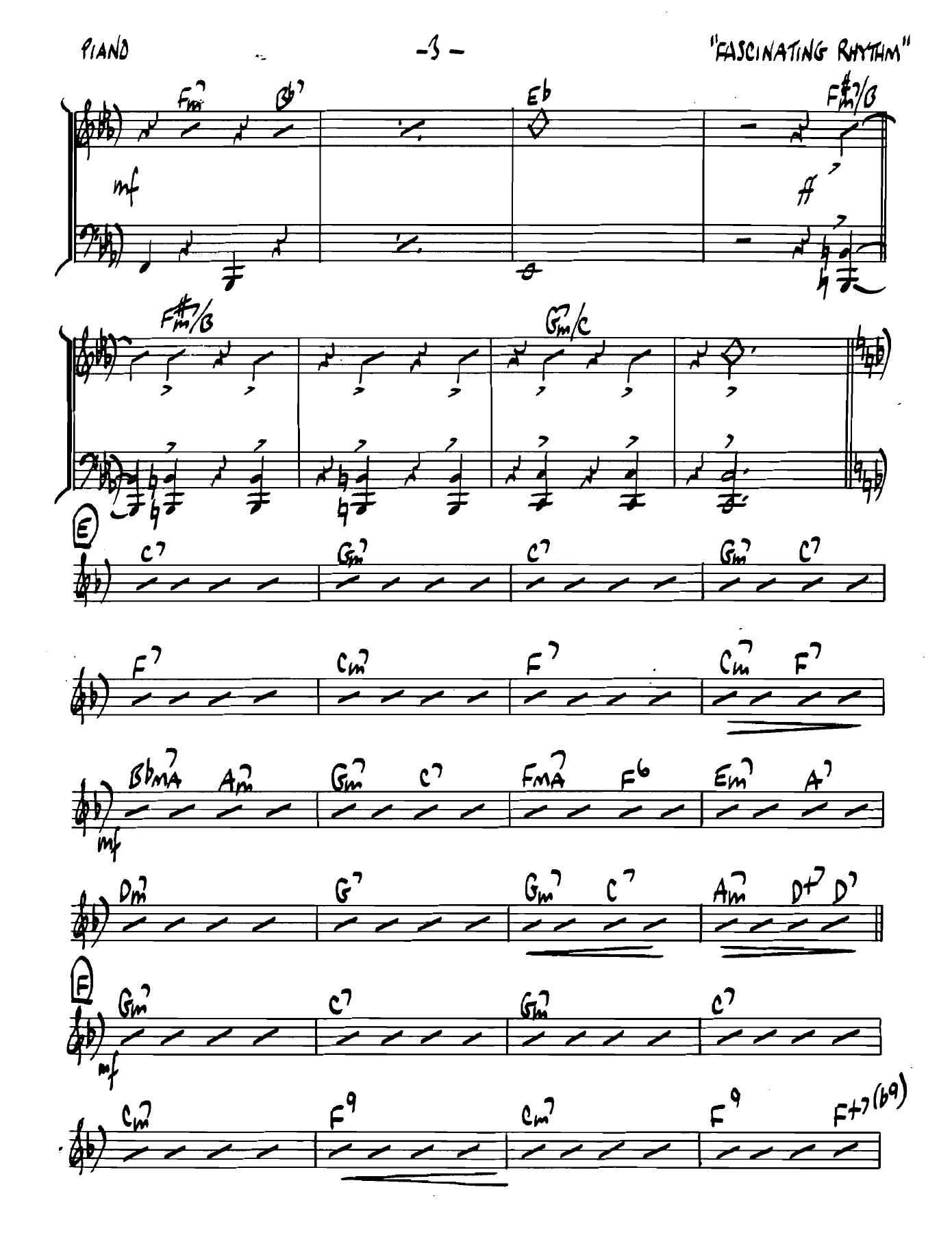 Fascinatingrhythm Piano — page 3