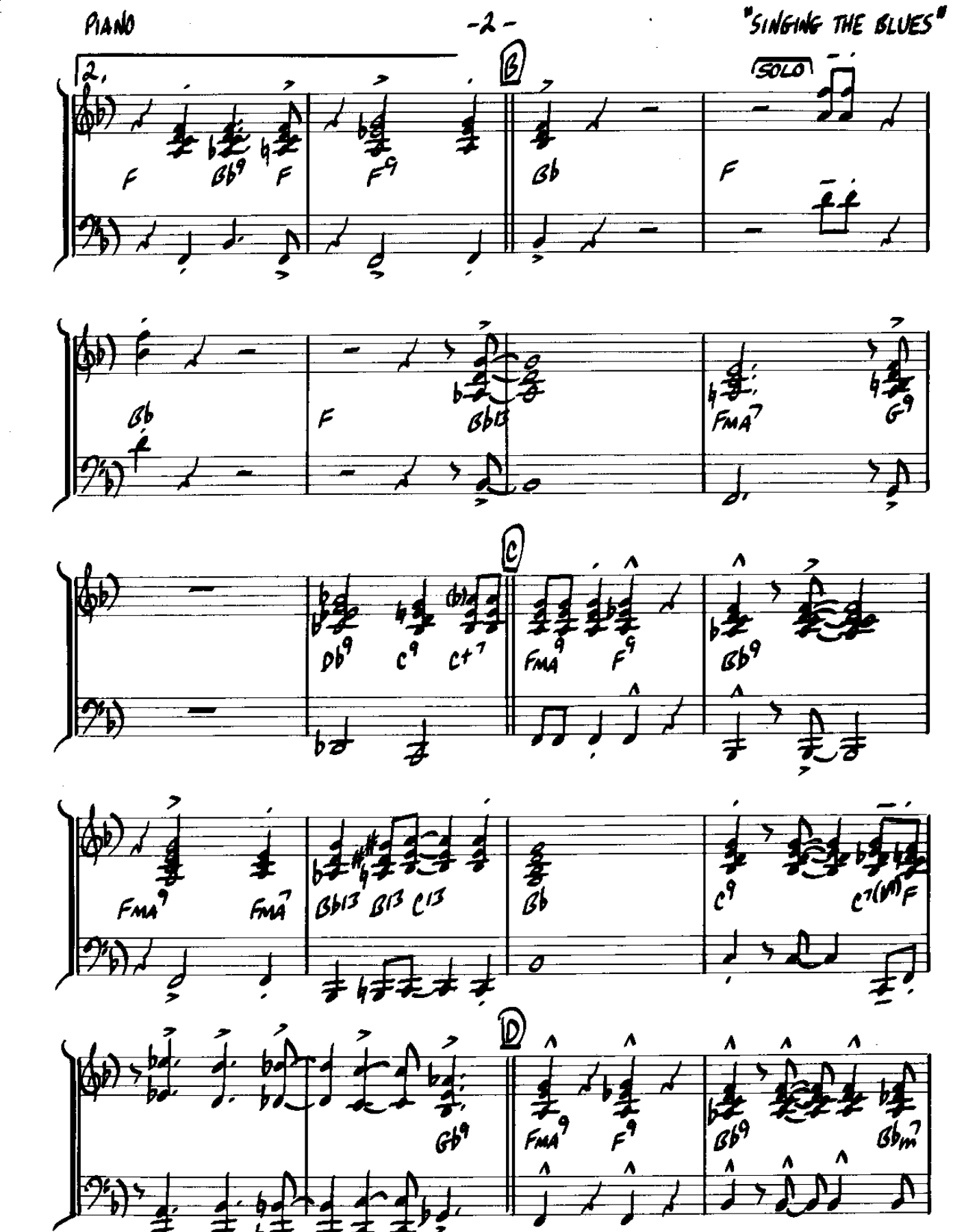 Singing the Blues — page 2
