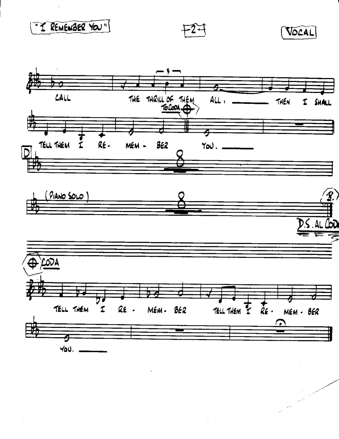 I Remember You-Tenor — page 2