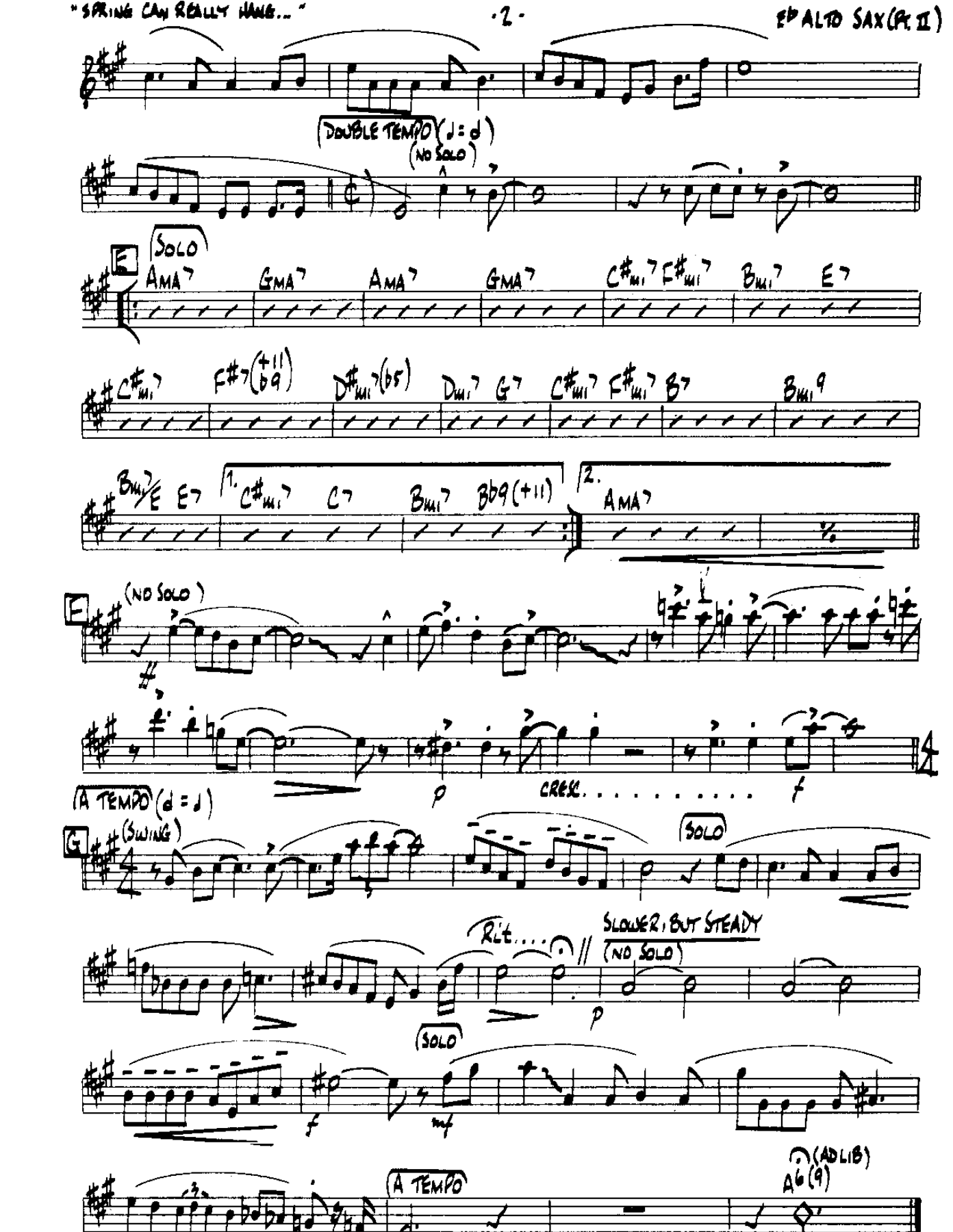 Spring can really Hang you-Alto — page 2