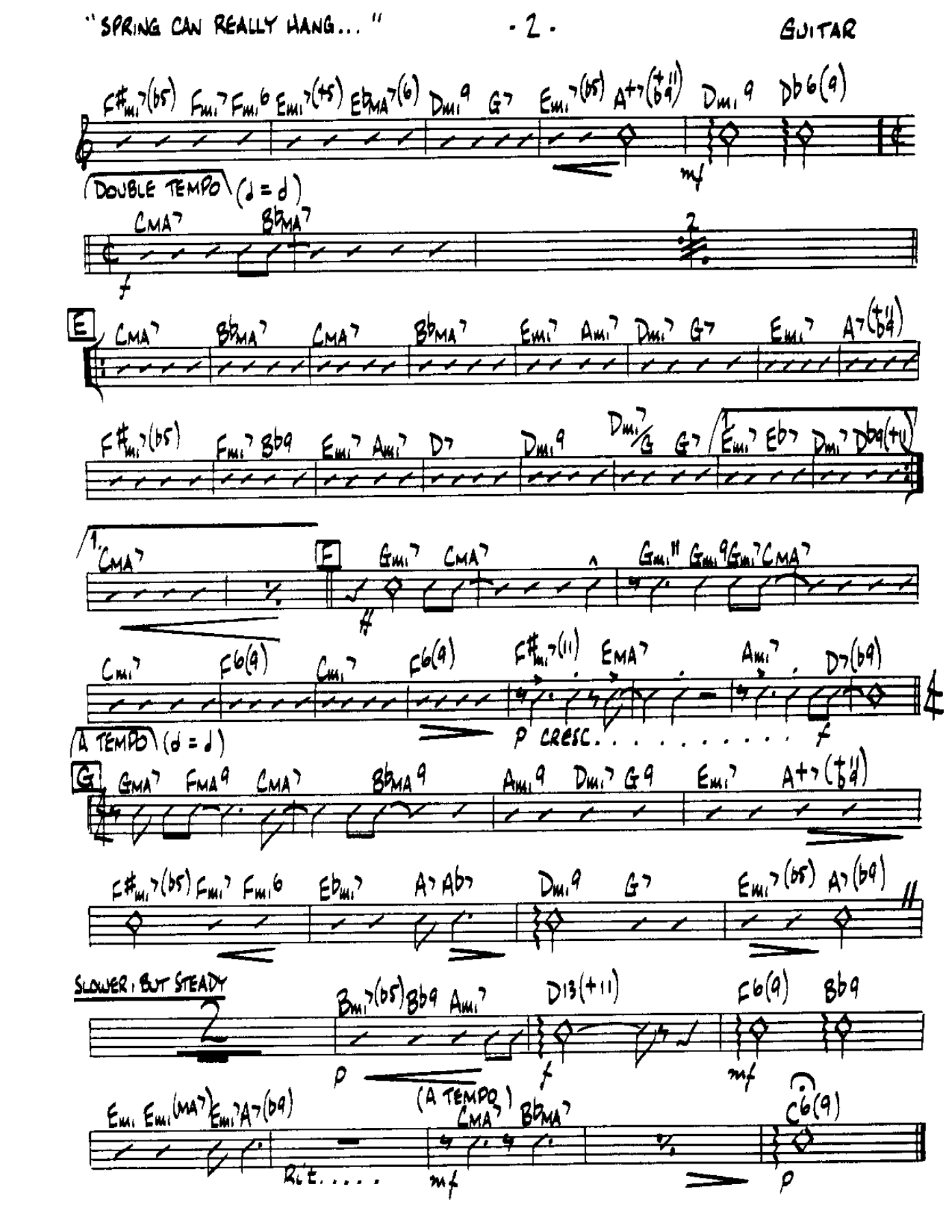 Spring can really Hang you-Drums — page 2