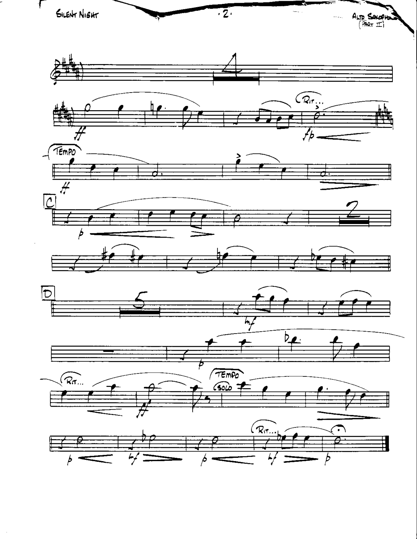 Circle 104-Silent Night-Alto — page 2