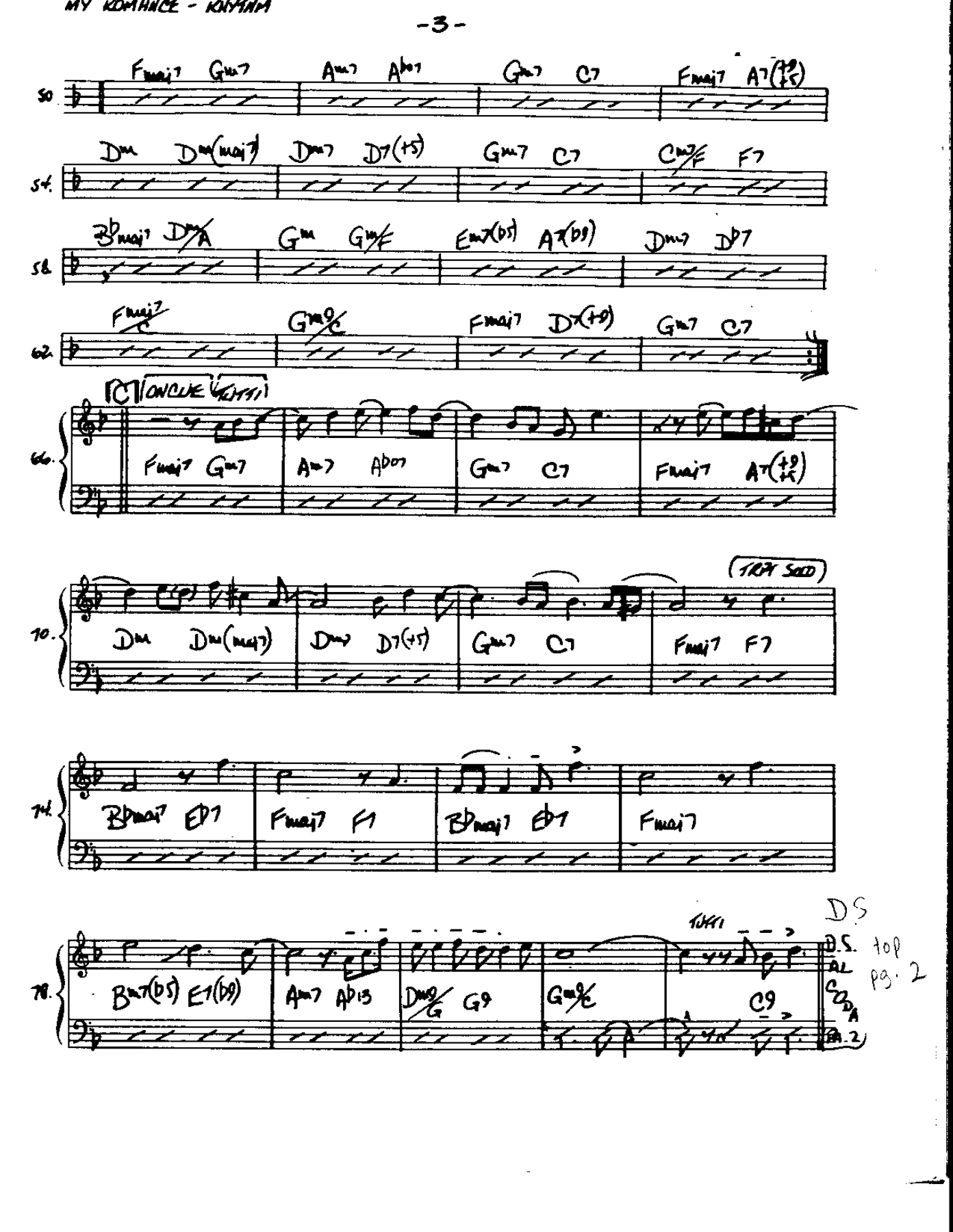 My Romance-Bass — page 3