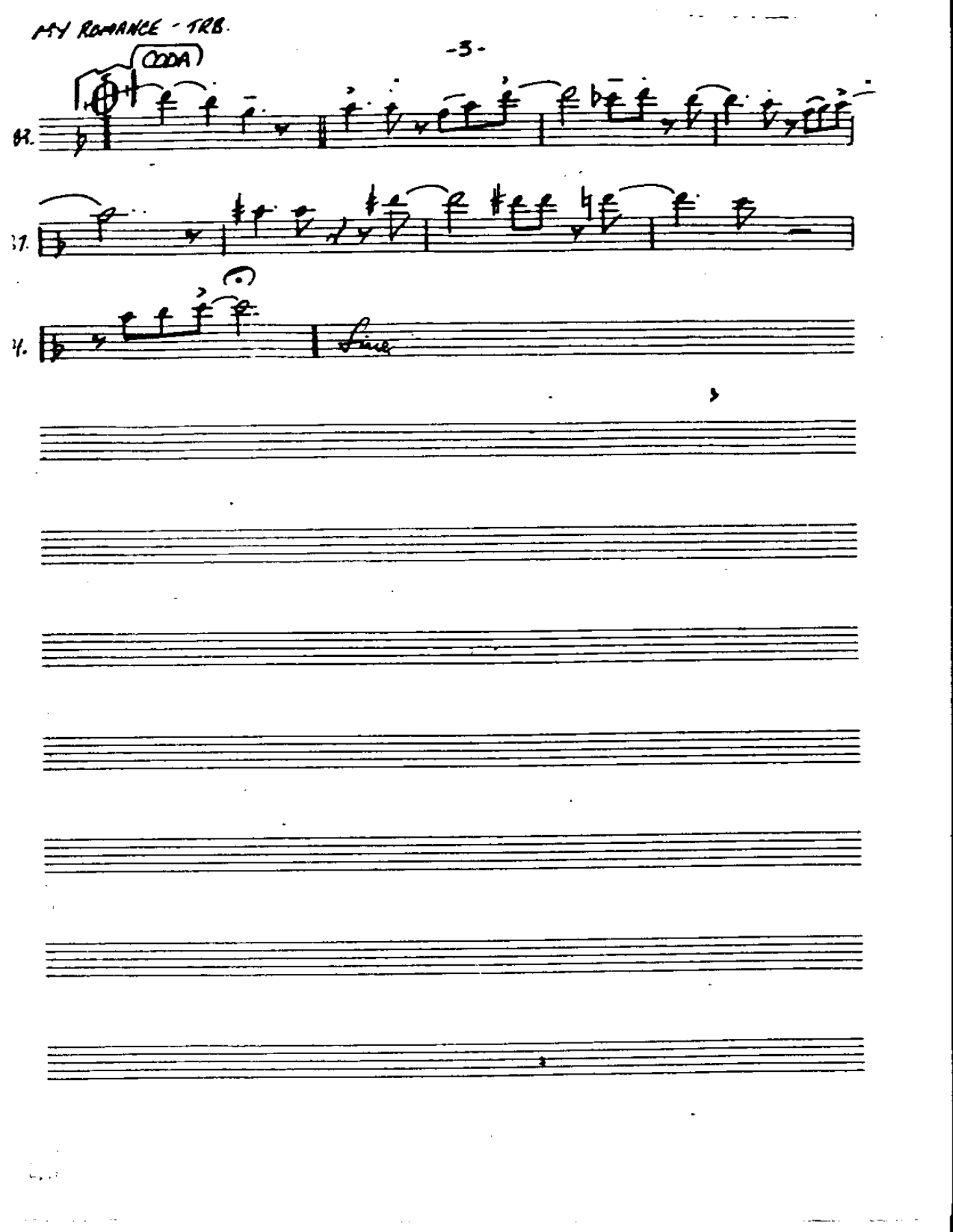 My Romance-Trombone — page 3