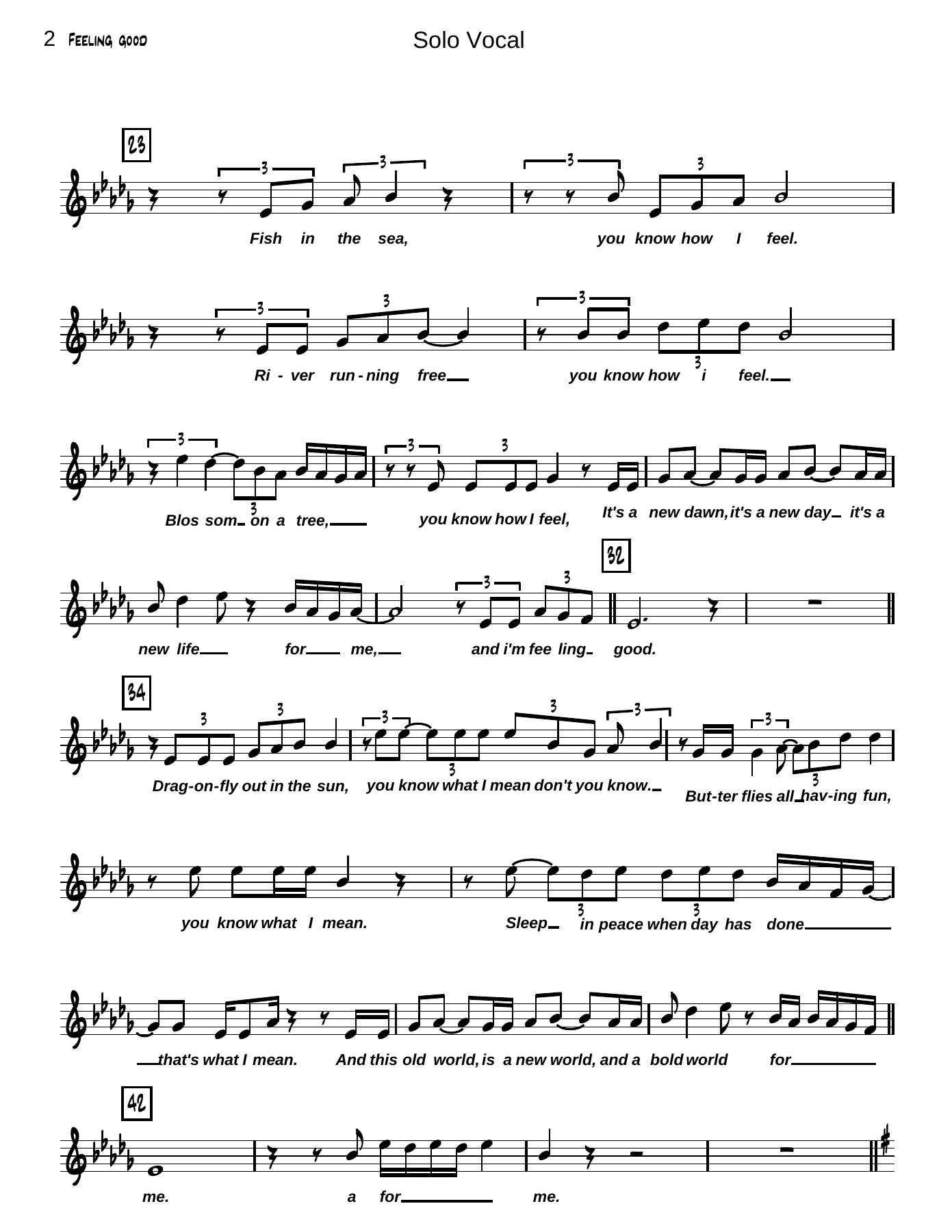 Feeling Good (M.Amy) M.Buble — page 2