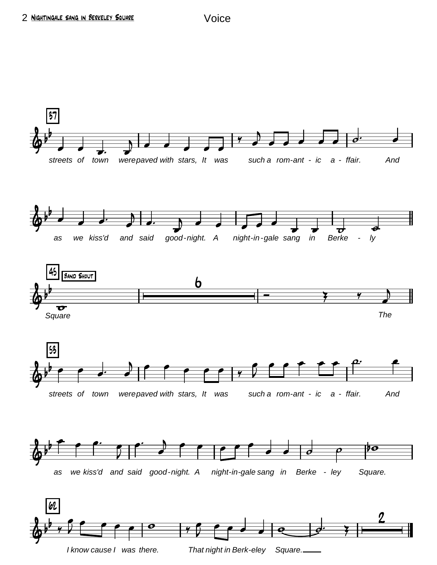 A Nightingale Sang In Berkeley Square — page 2