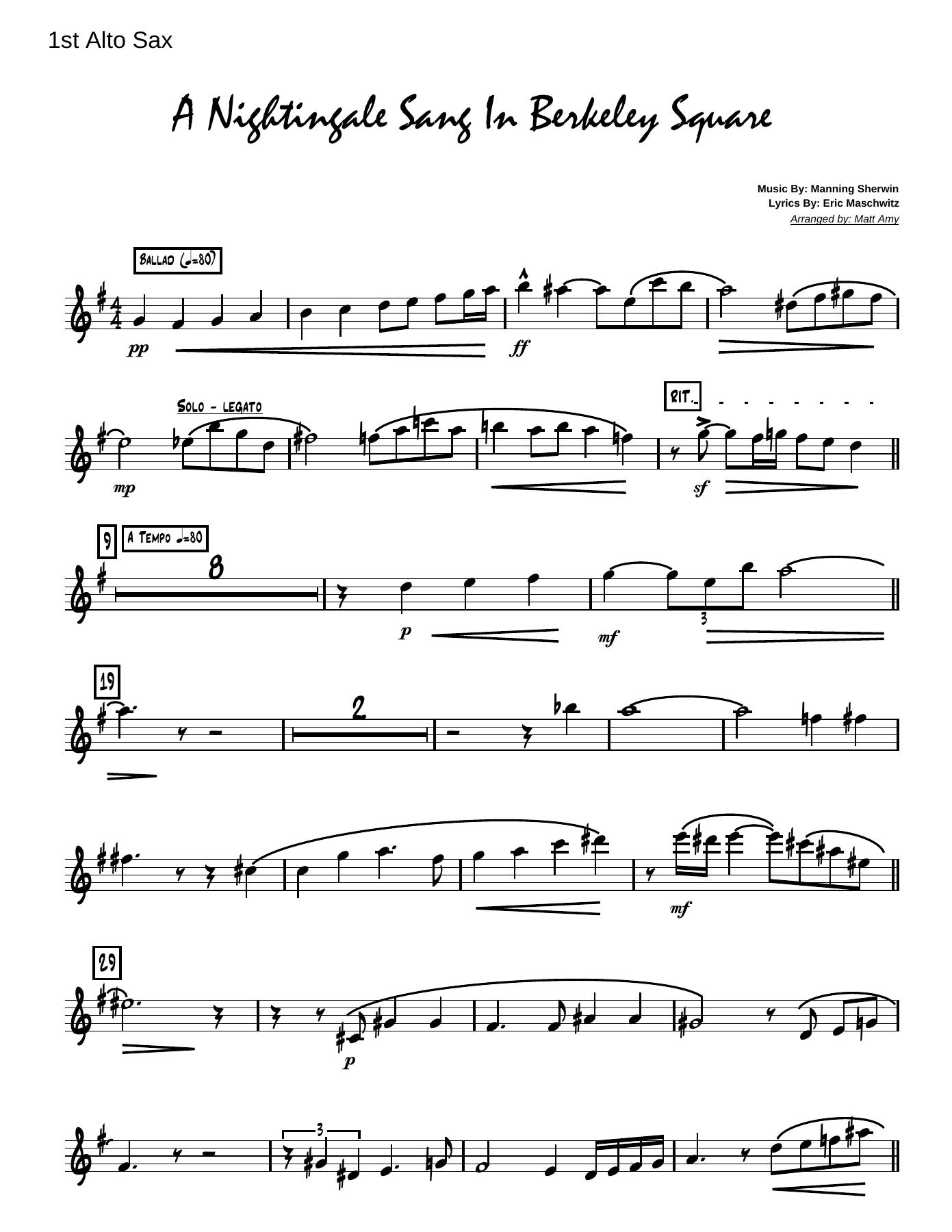A Nightingale Sang In Berkeley Square — page 3