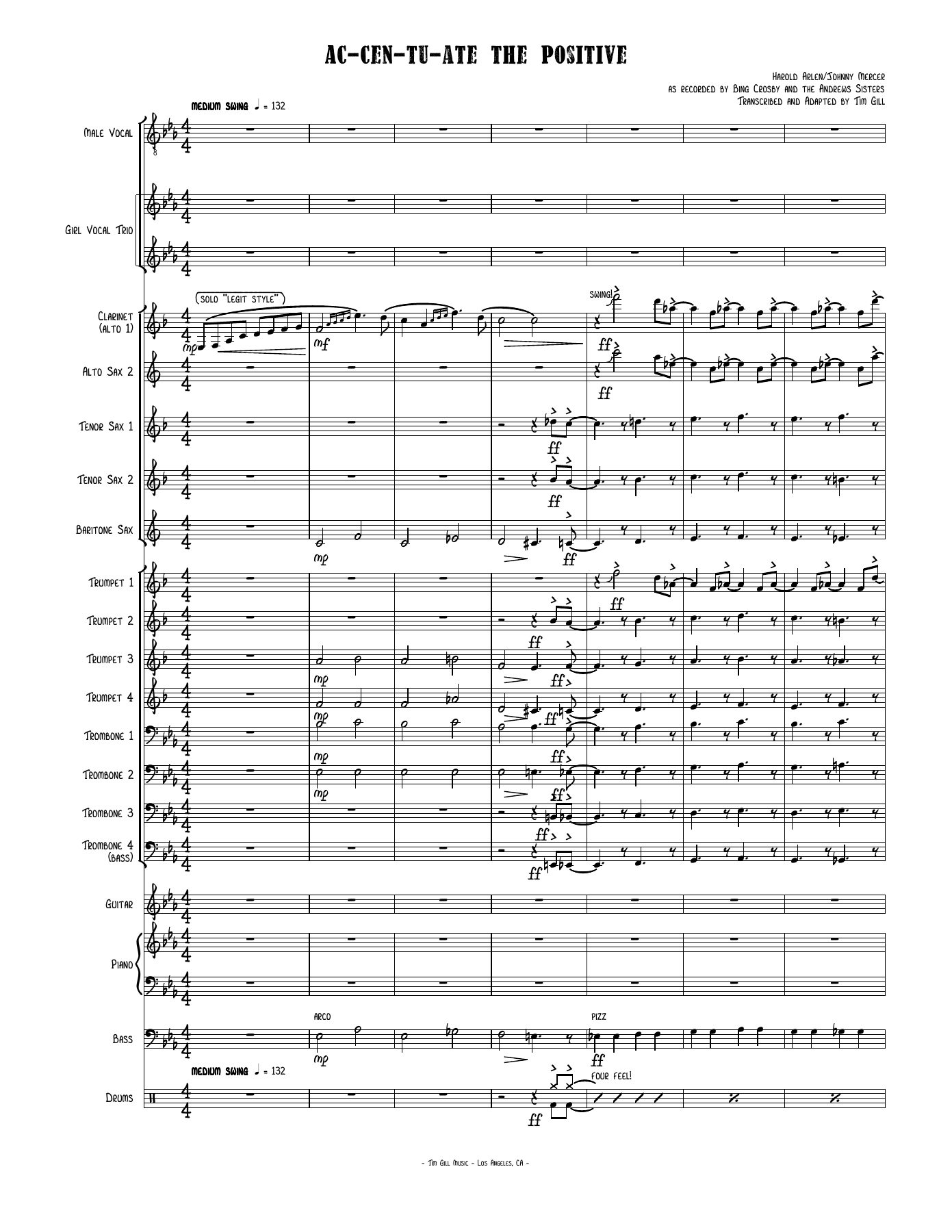 Ac-Cen-Tu-Ate The Positive — sheet music preview