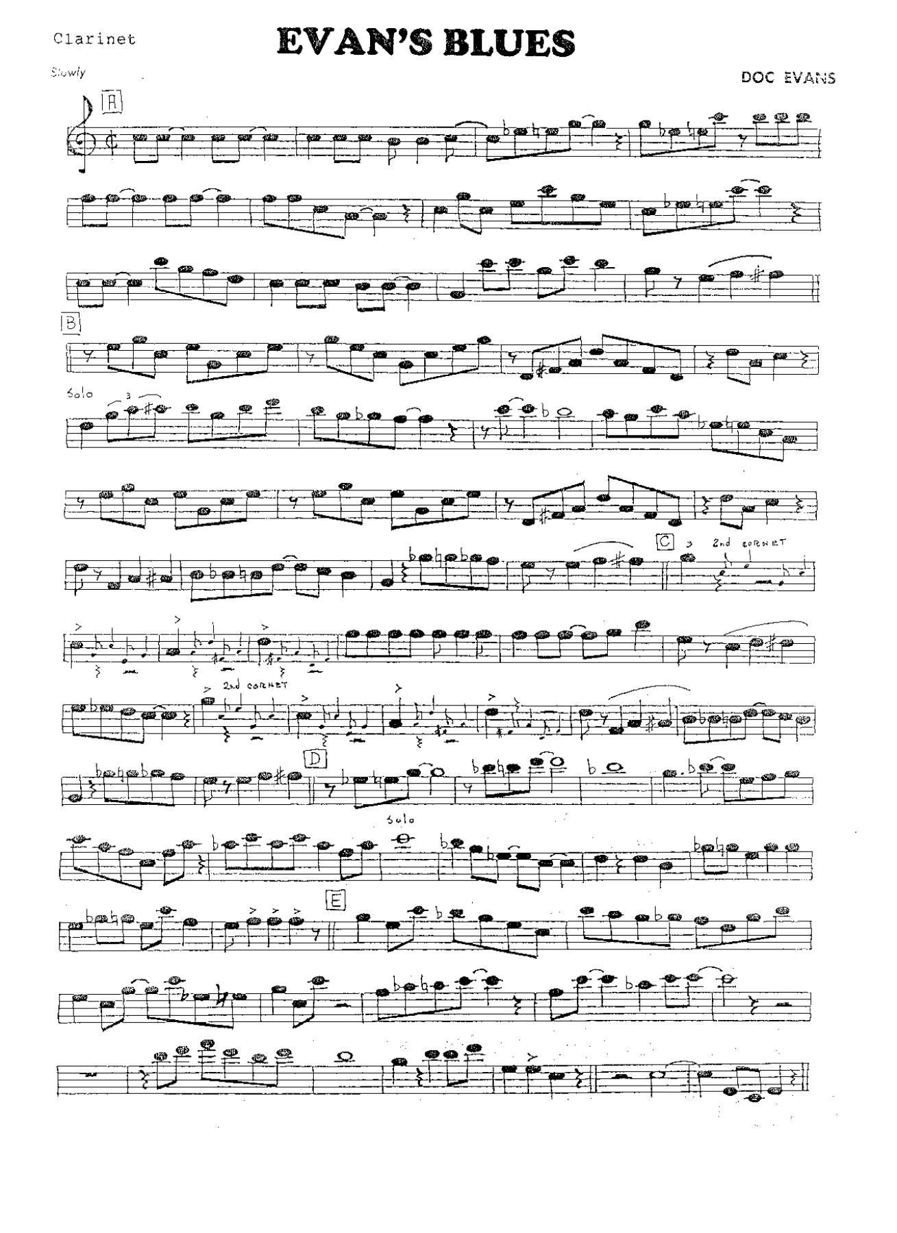 Evan's Blues — page 2