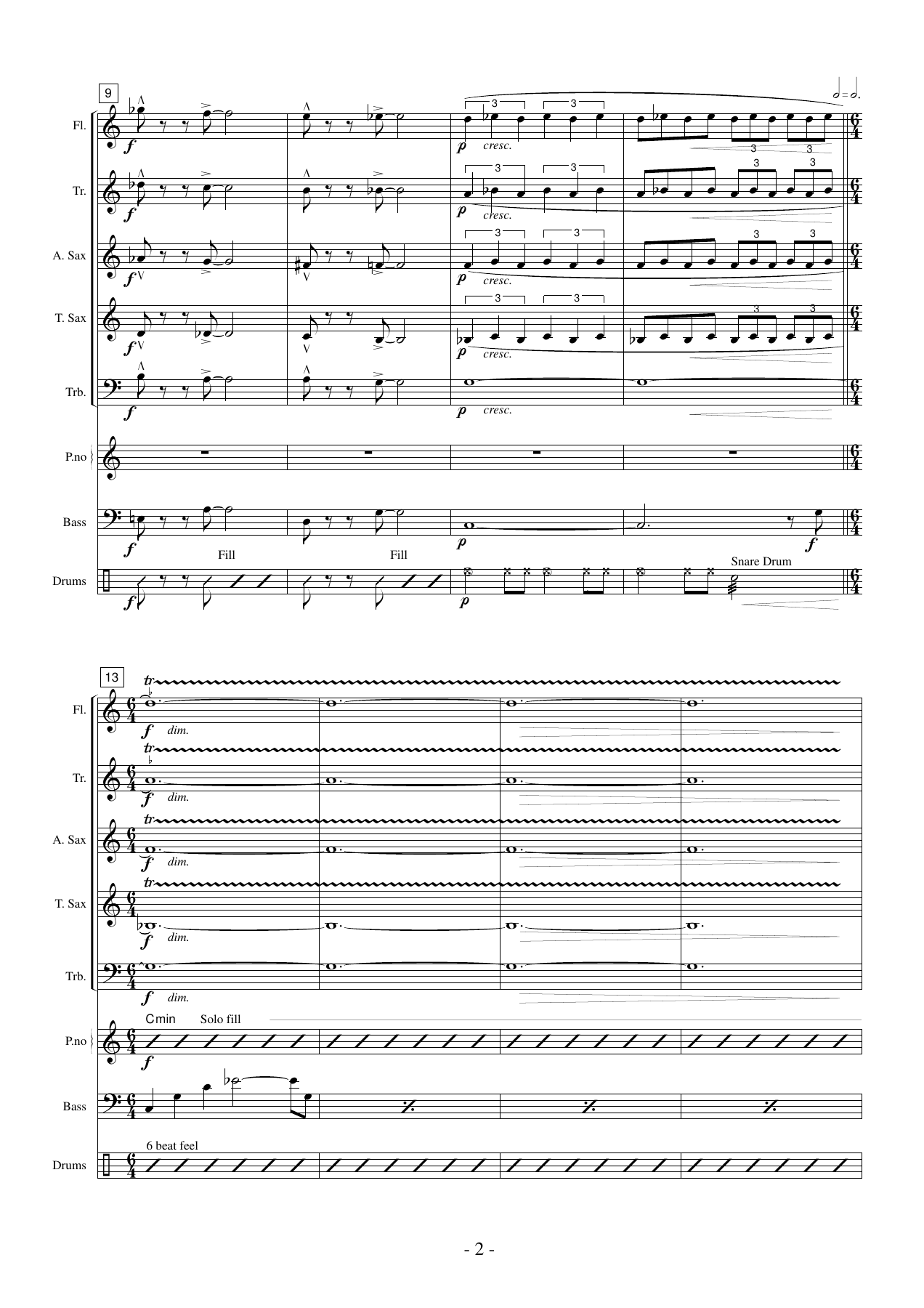Footprints (W.Shorter) score-combo — page 2