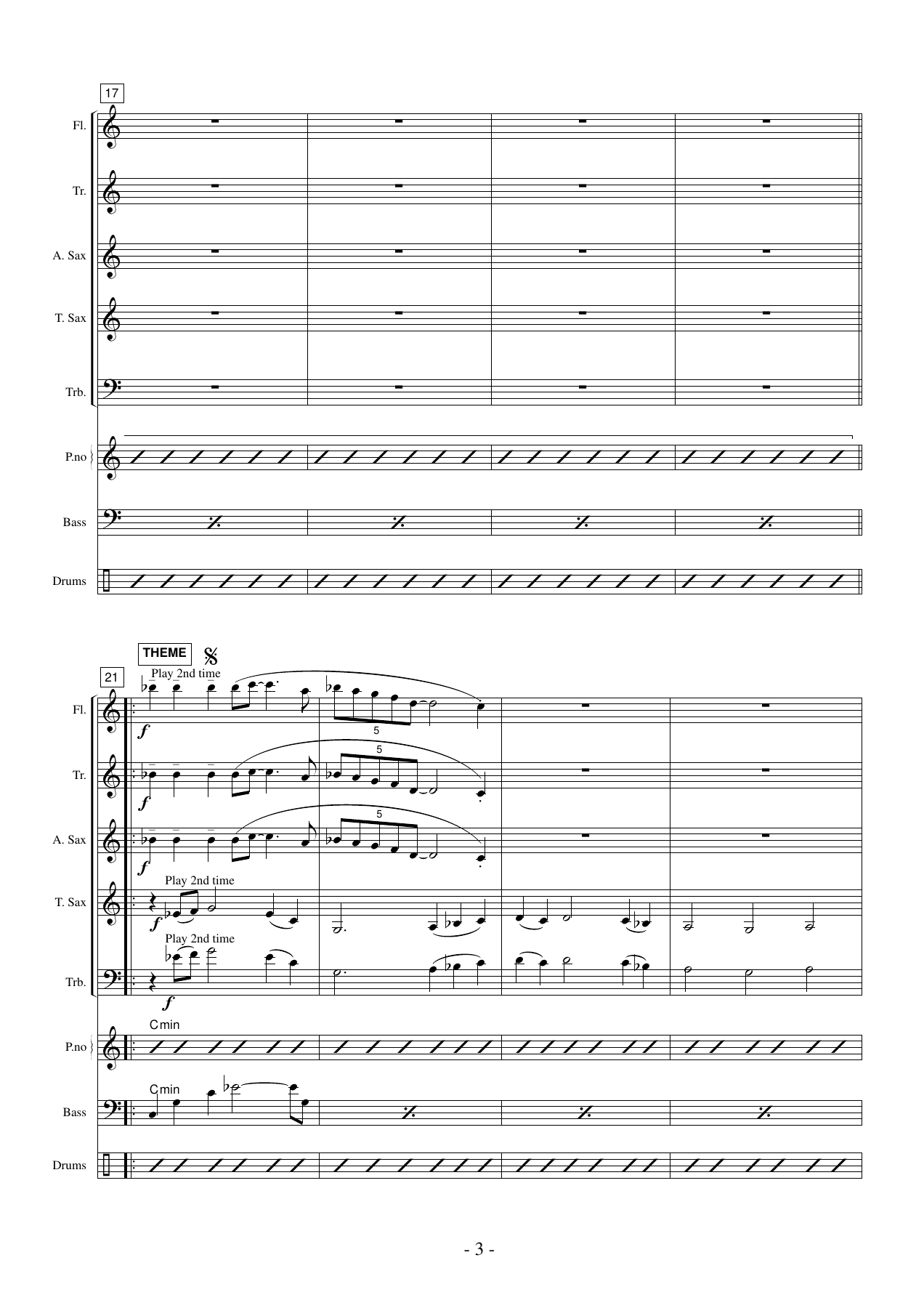 Footprints (W.Shorter) score-combo — page 3
