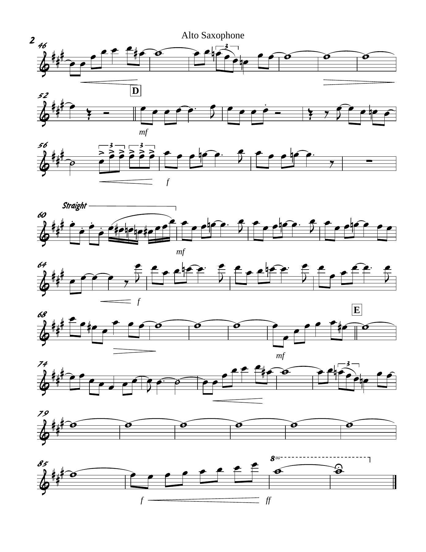 Harlem Nocturne (S.Evans) 6 horns — page 2
