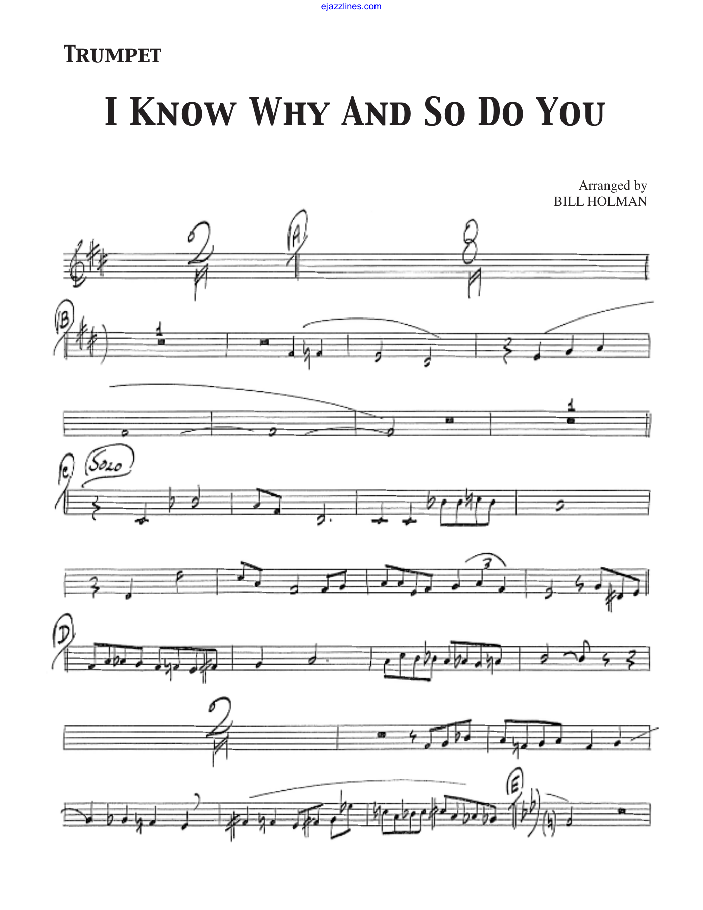 I Know Why (B.Holman) combo — page 3
