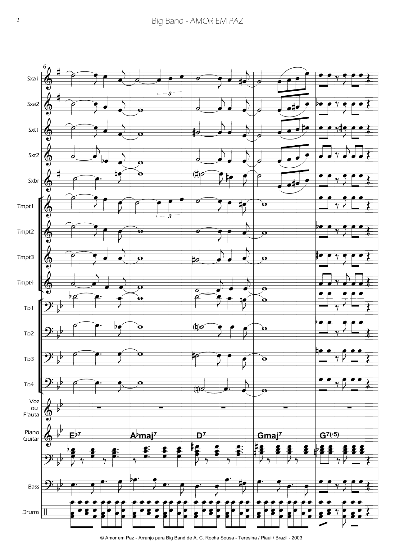 Amor Em Paz [R.Sousa] vocal — page 2