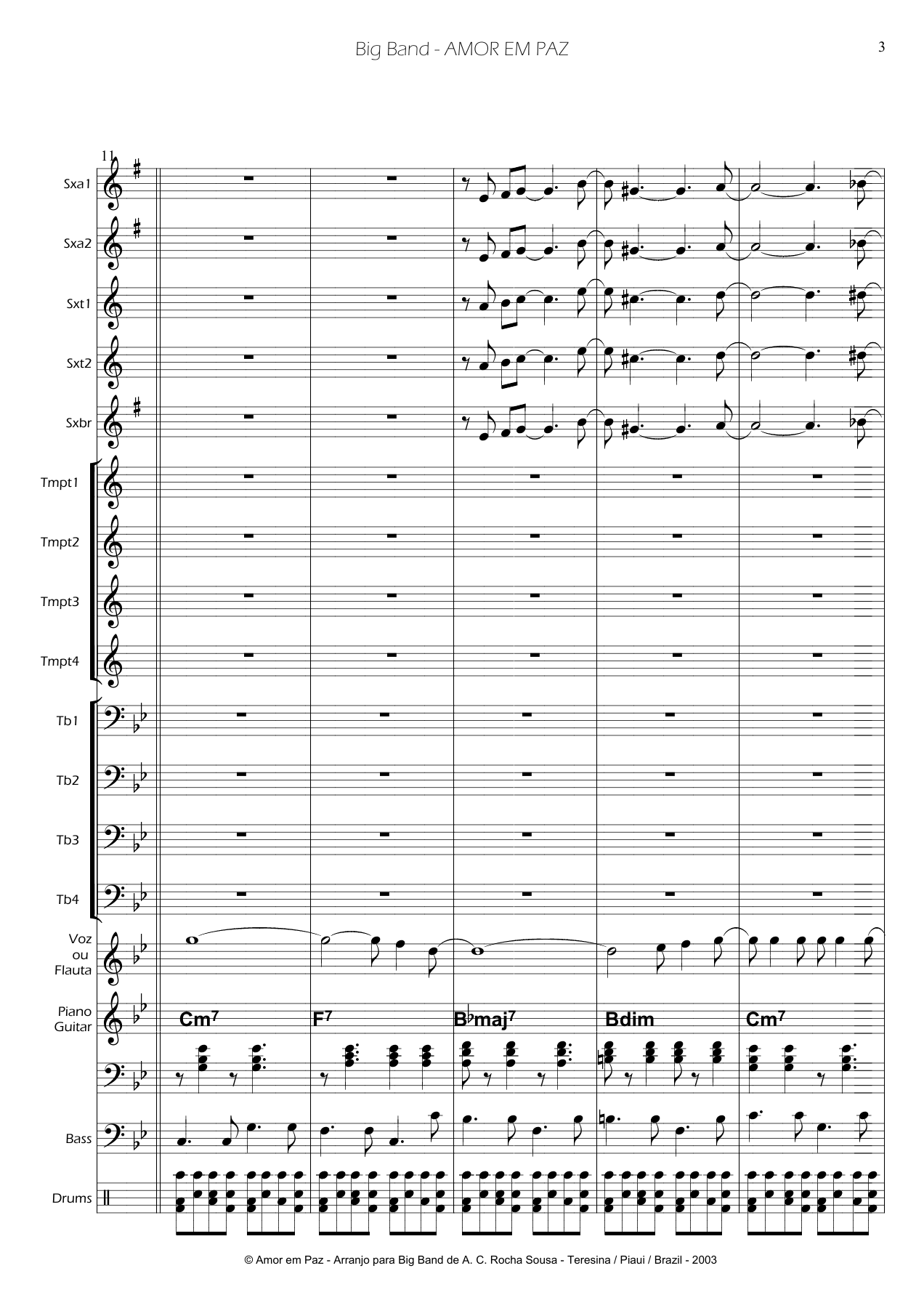 Amor Em Paz [R.Sousa] vocal — page 3
