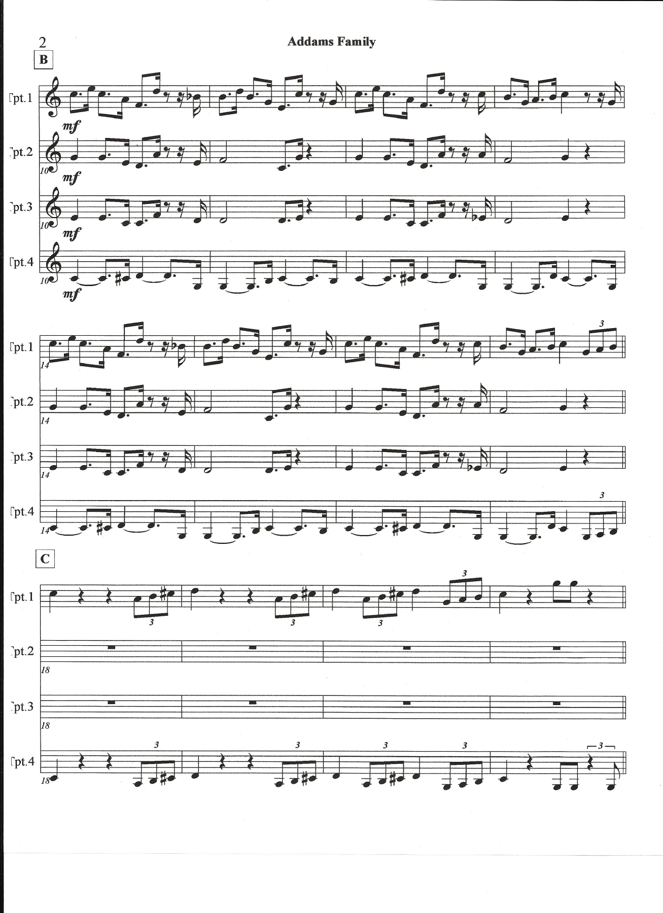 Addams-Family-Theme-Score — page 2