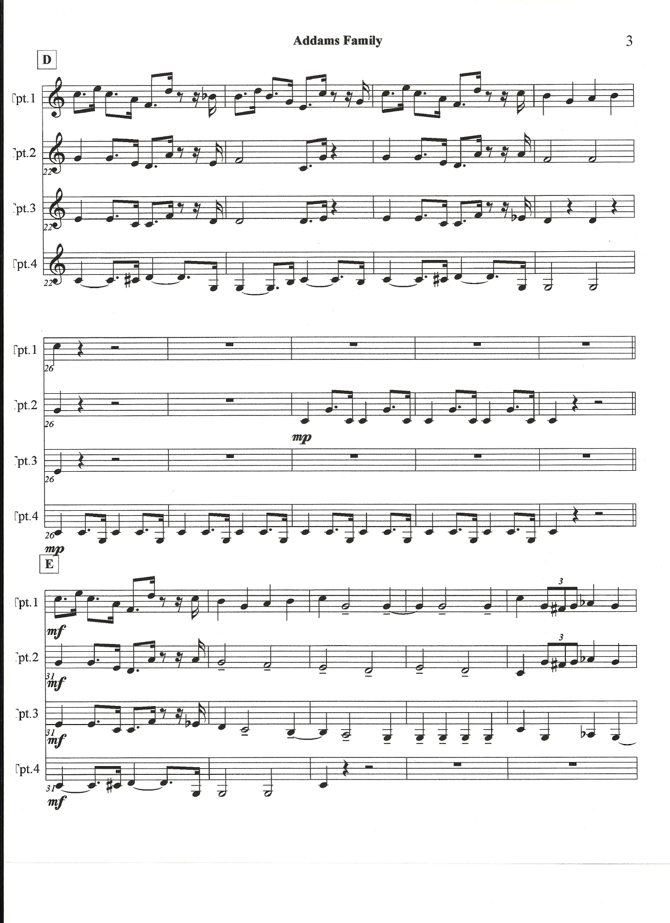 Addams-Family-Theme-Score — page 3