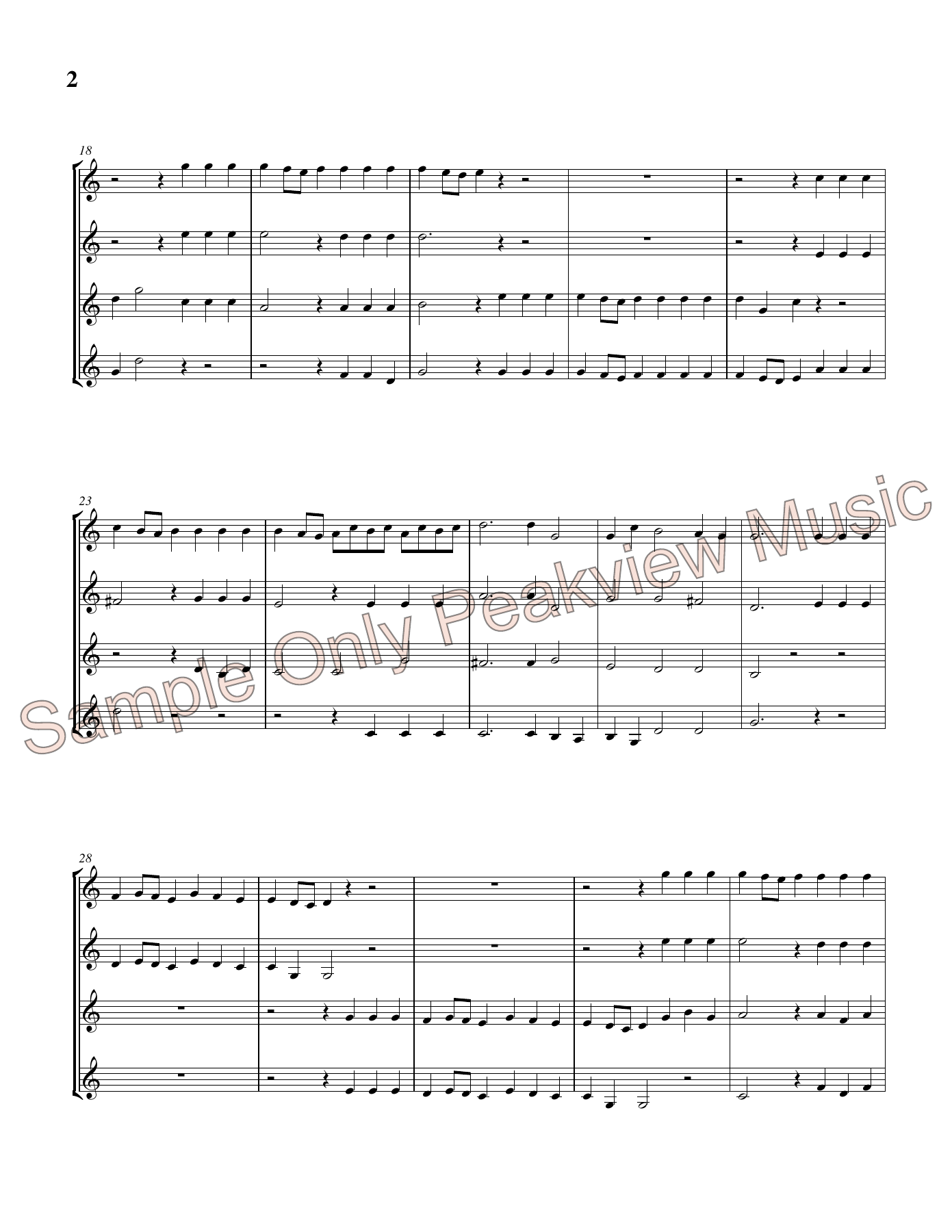 Allegro Maestoso.Trumpet Quartet — page 2