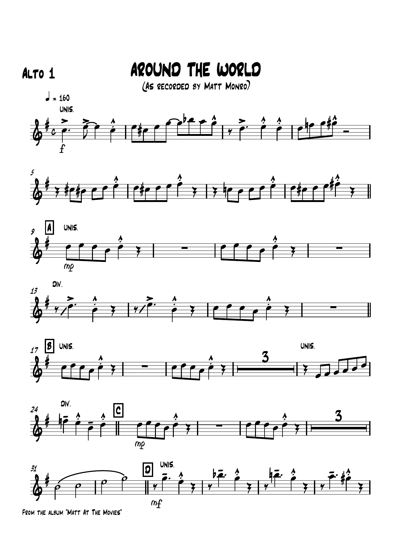 Around The World (J.Farley) Matt Monro — page 3