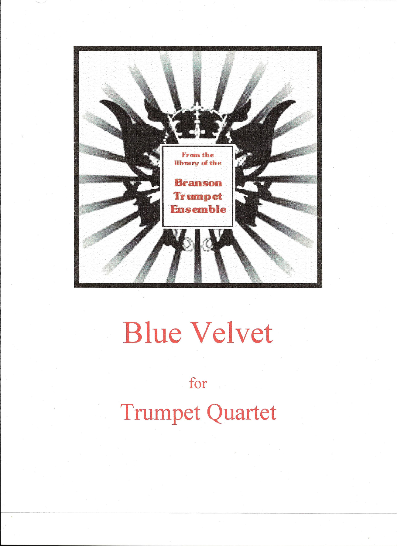 Blue-Velvet-Parts-and-score — Малый ансамбль sheet music by Mr. X | Jazz Standard