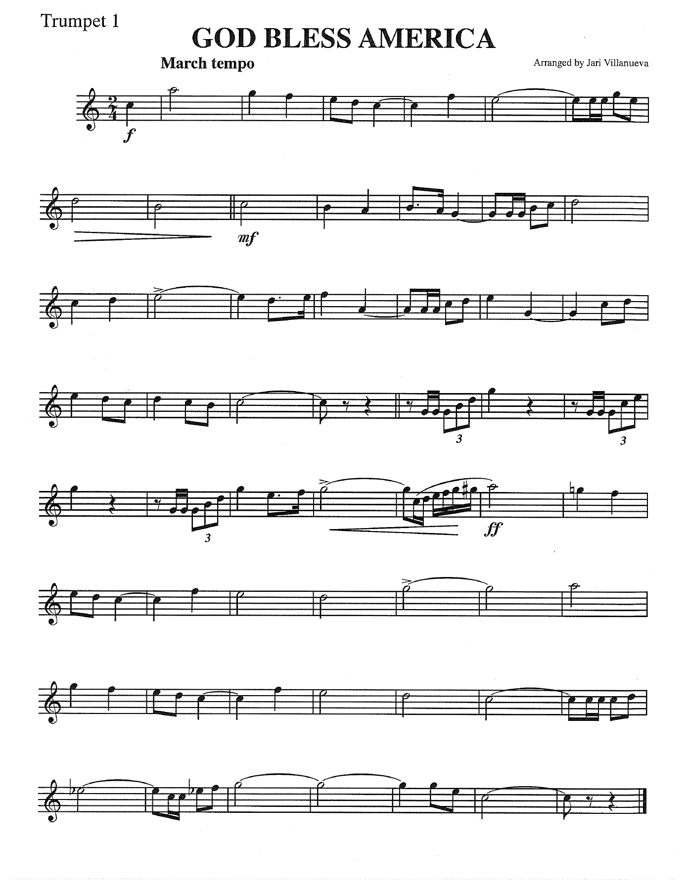 10.-God-Bless-America-Trumpet-Ens — page 3