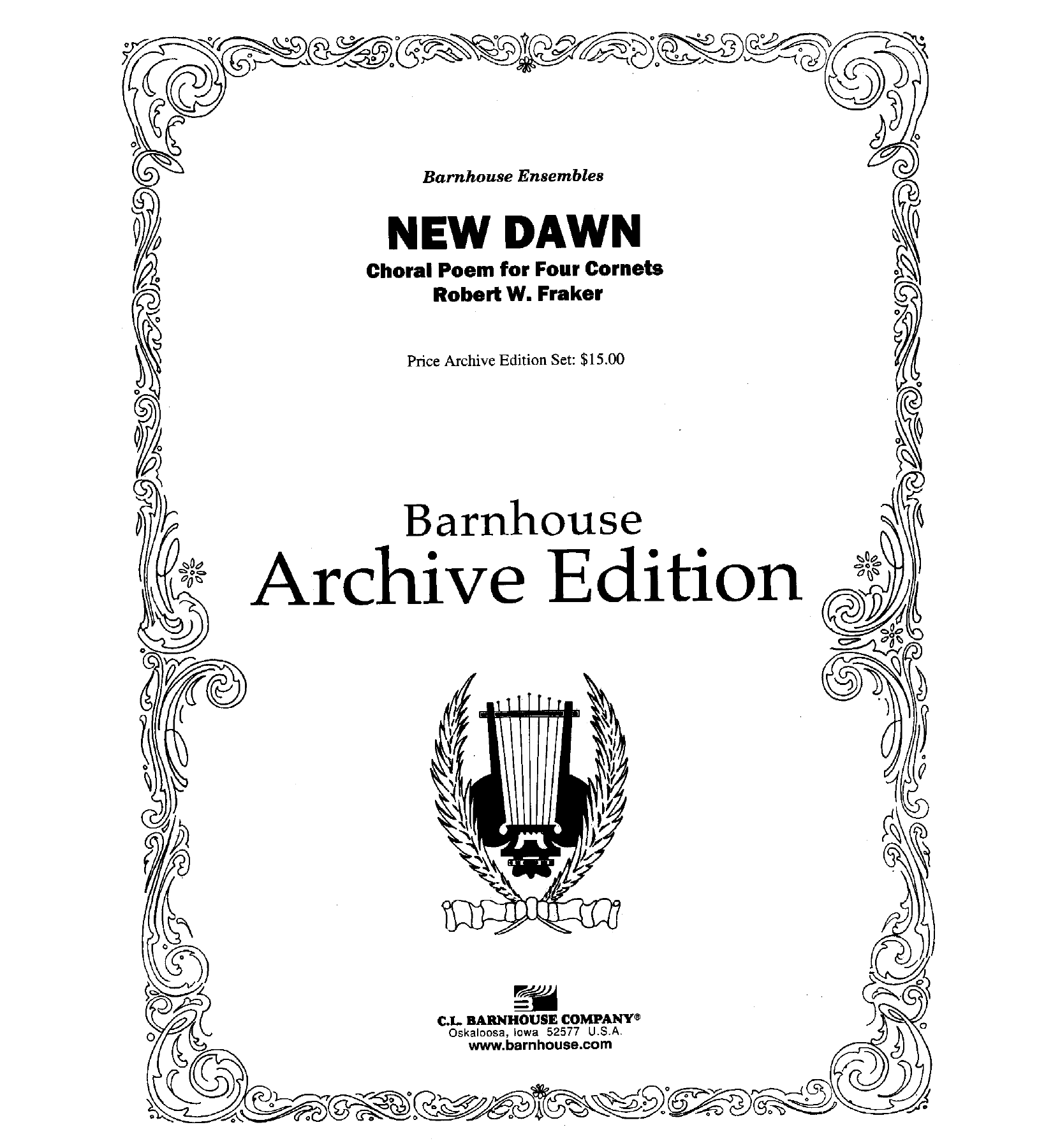 Fraker New Dawn — sheet music preview