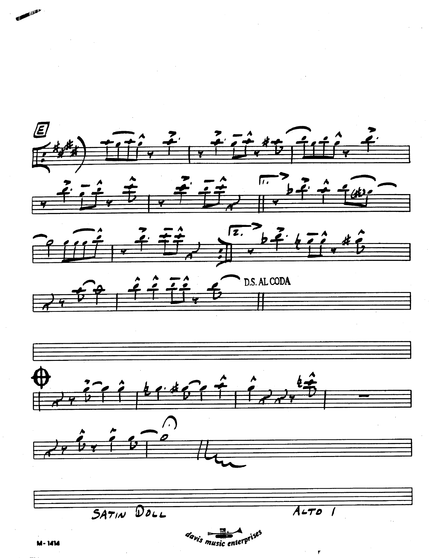Satin Doll-Nancy Wilson-Ron Davis-Small Big Band — page 3