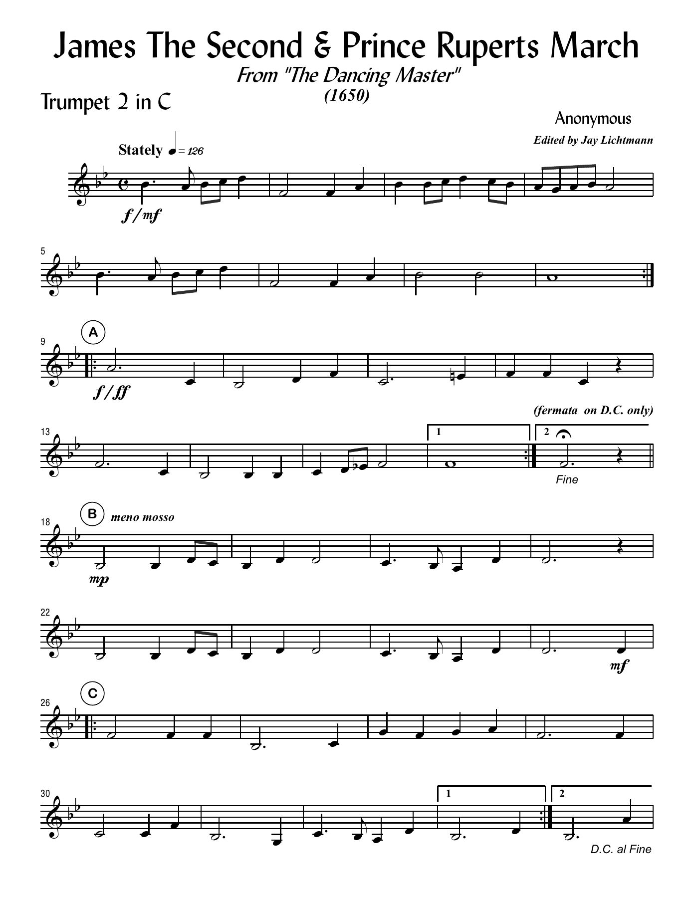 James The Second & Prince Ruperts March — page 2