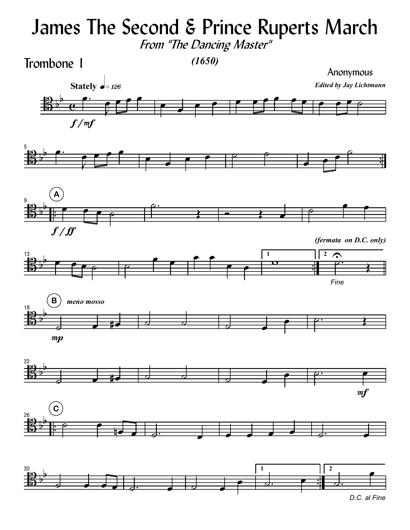 James The Second & Prince Ruperts March — page 3