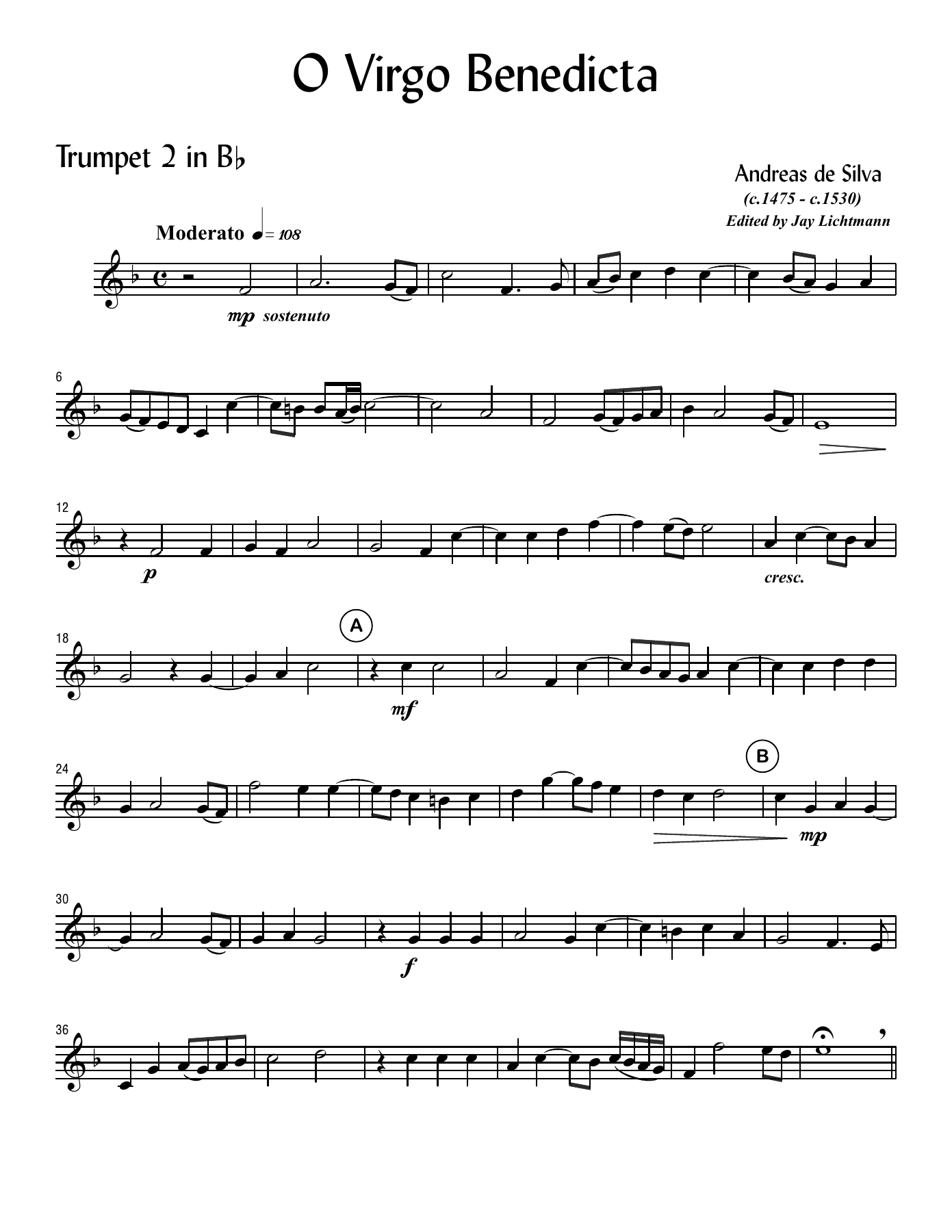 Silva O Virgo Benedicta — page 3