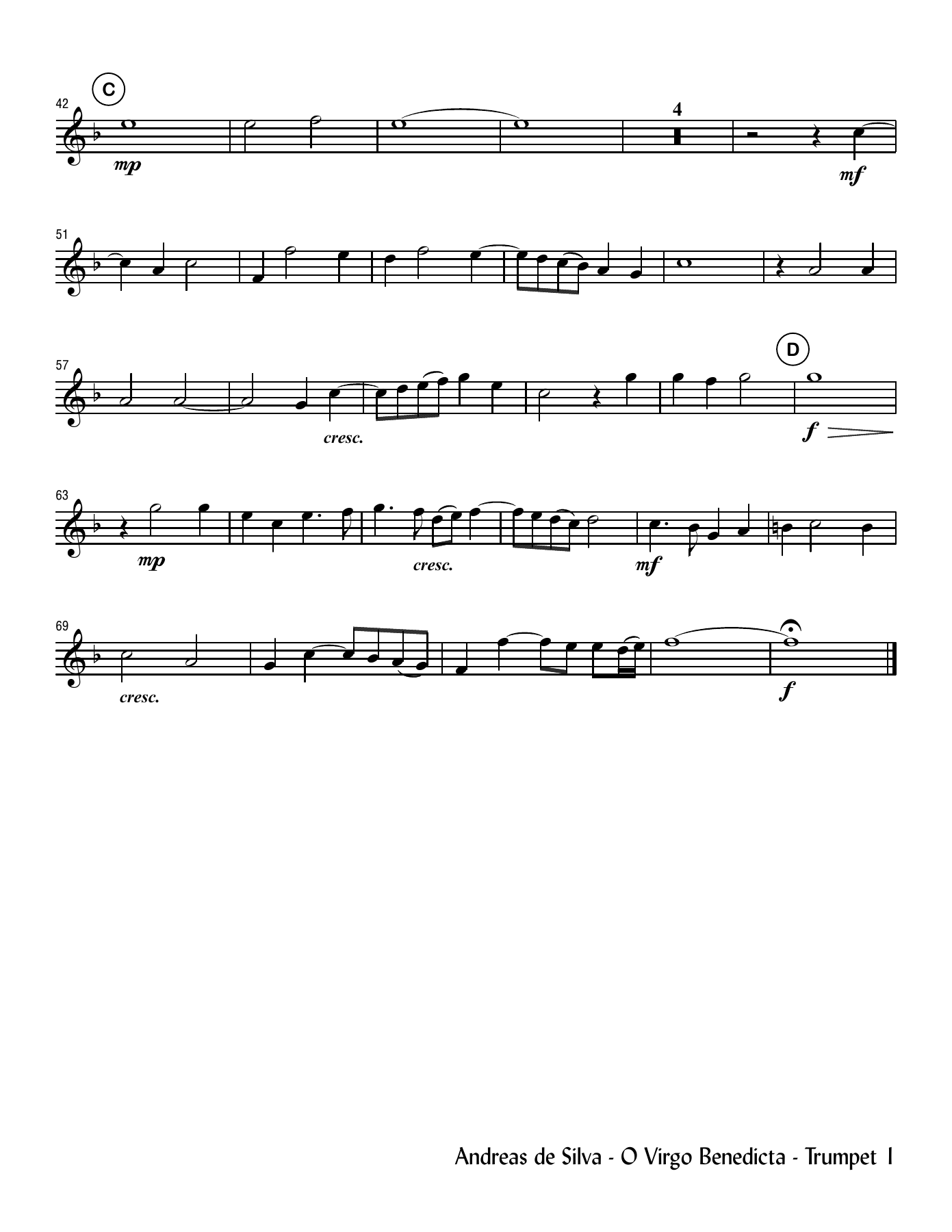Silva O Virgo Benedicta — page 2