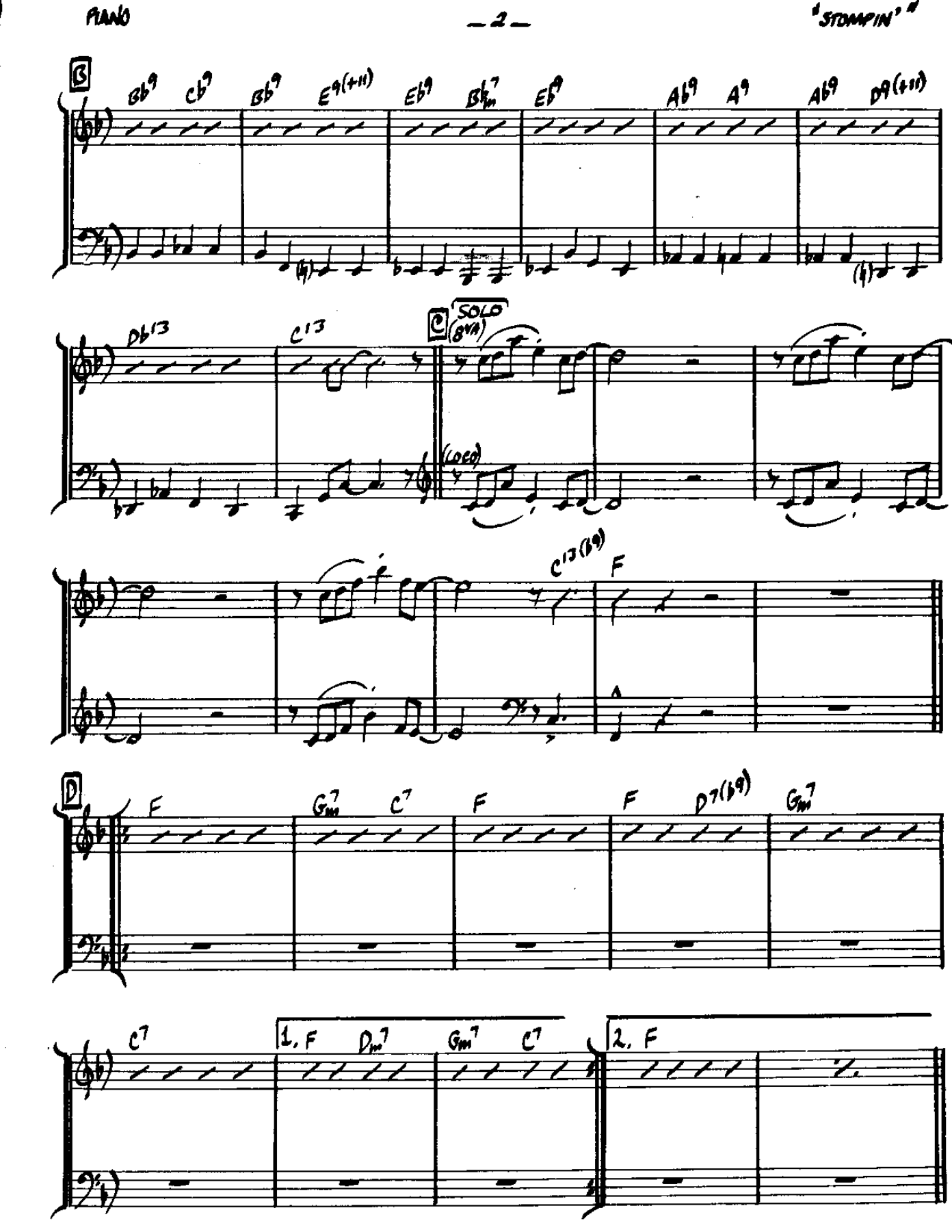 Stompin' At The Savoy — page 2