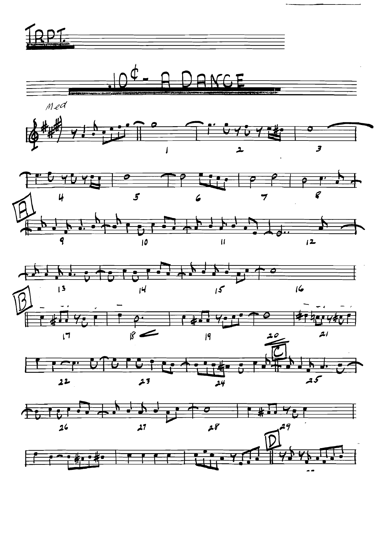 10 Cents A Dance — sheet music preview