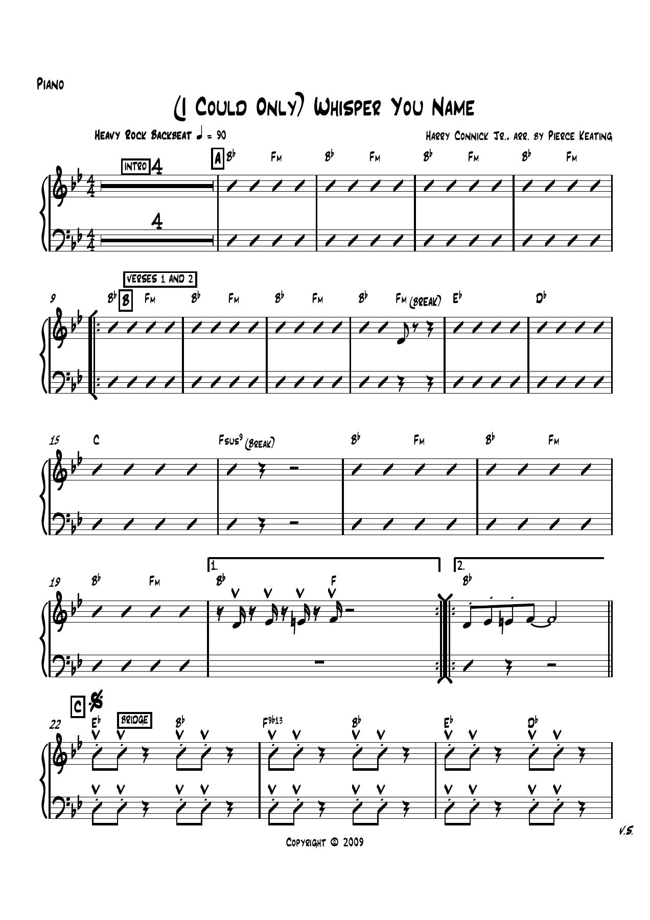 Whisper Your Name — sheet music preview