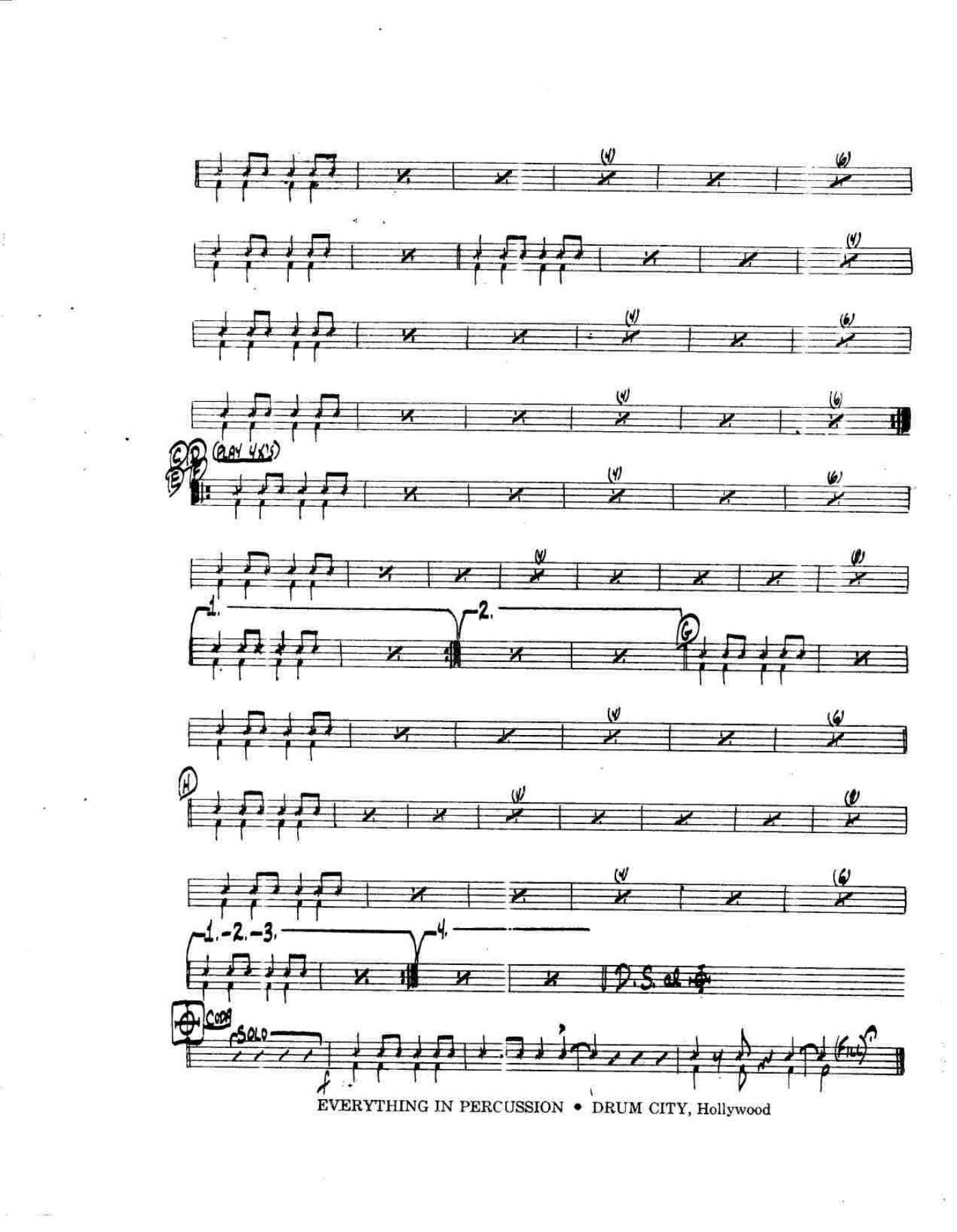 Grey Flannel — sheet music cover (first page)