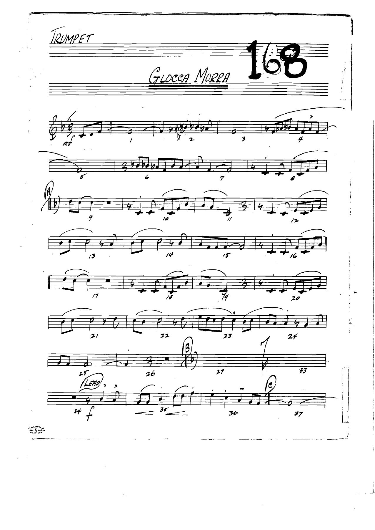 How Are Things In Glocca Morra — Small Ensemble sheet music arranged by Dave Pell Octet - Ts,Bs,Trp,Trb+Rhythm.MP3 | Jazz Standard