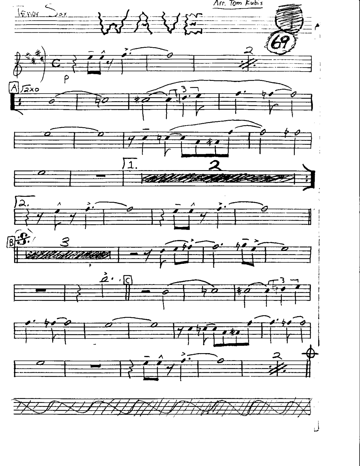 Wave — sheet music cover (first page)