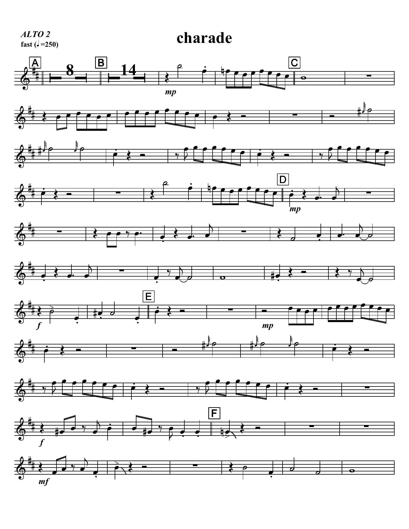 Charade H.Mancini — page 3