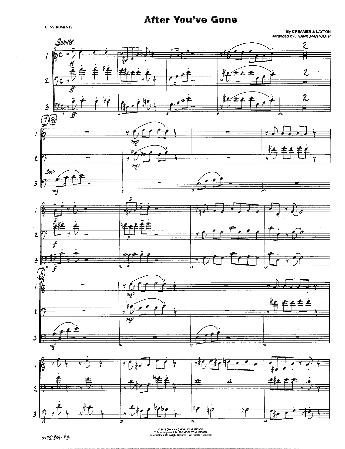 After You've Gone (F.Mantooth) combo — page 3