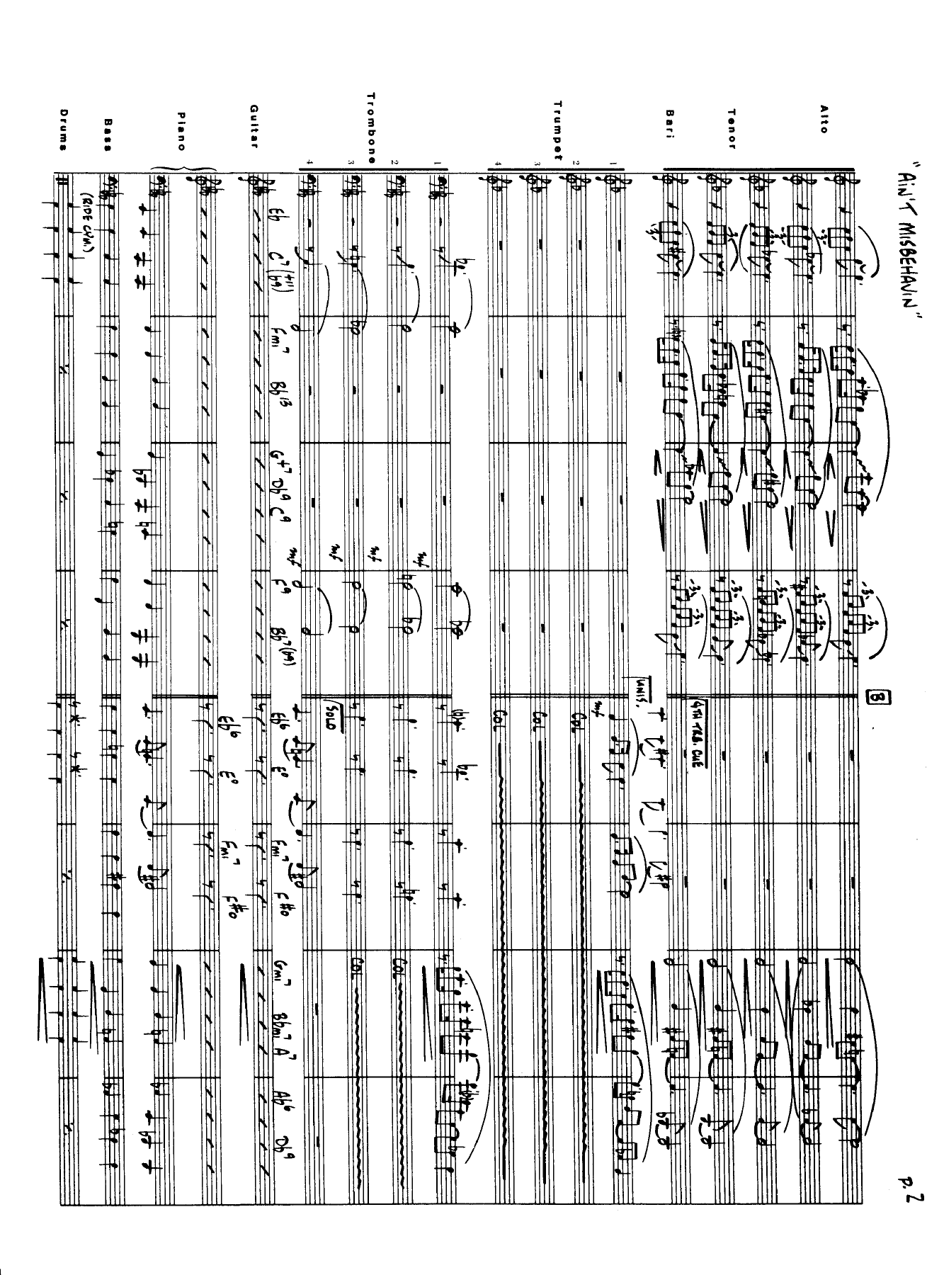 Ain't Misbehavin' (D.Wolpe) combo — page 3