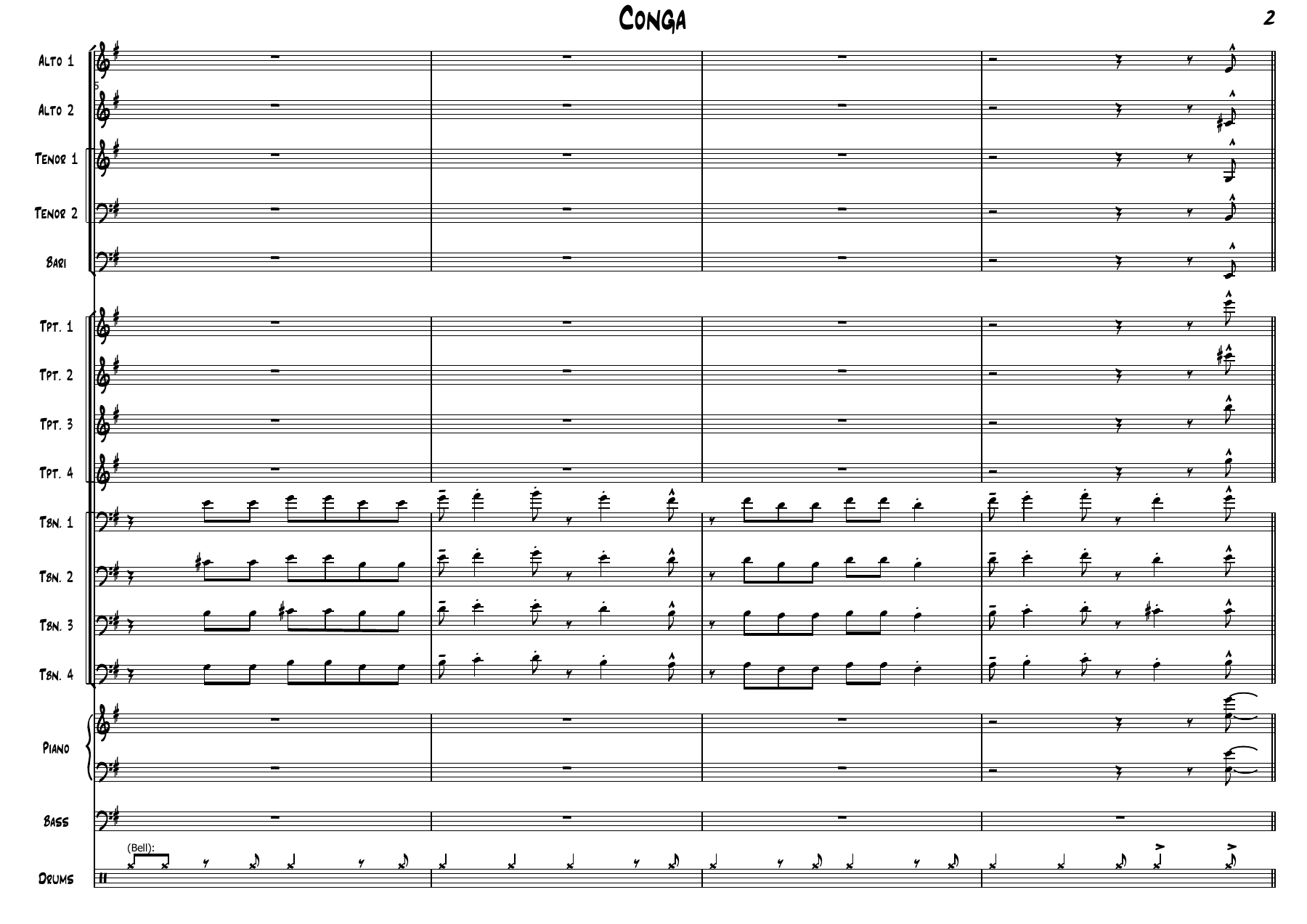 Conga (Miami Sound Machine) Enrique Garcia — page 2