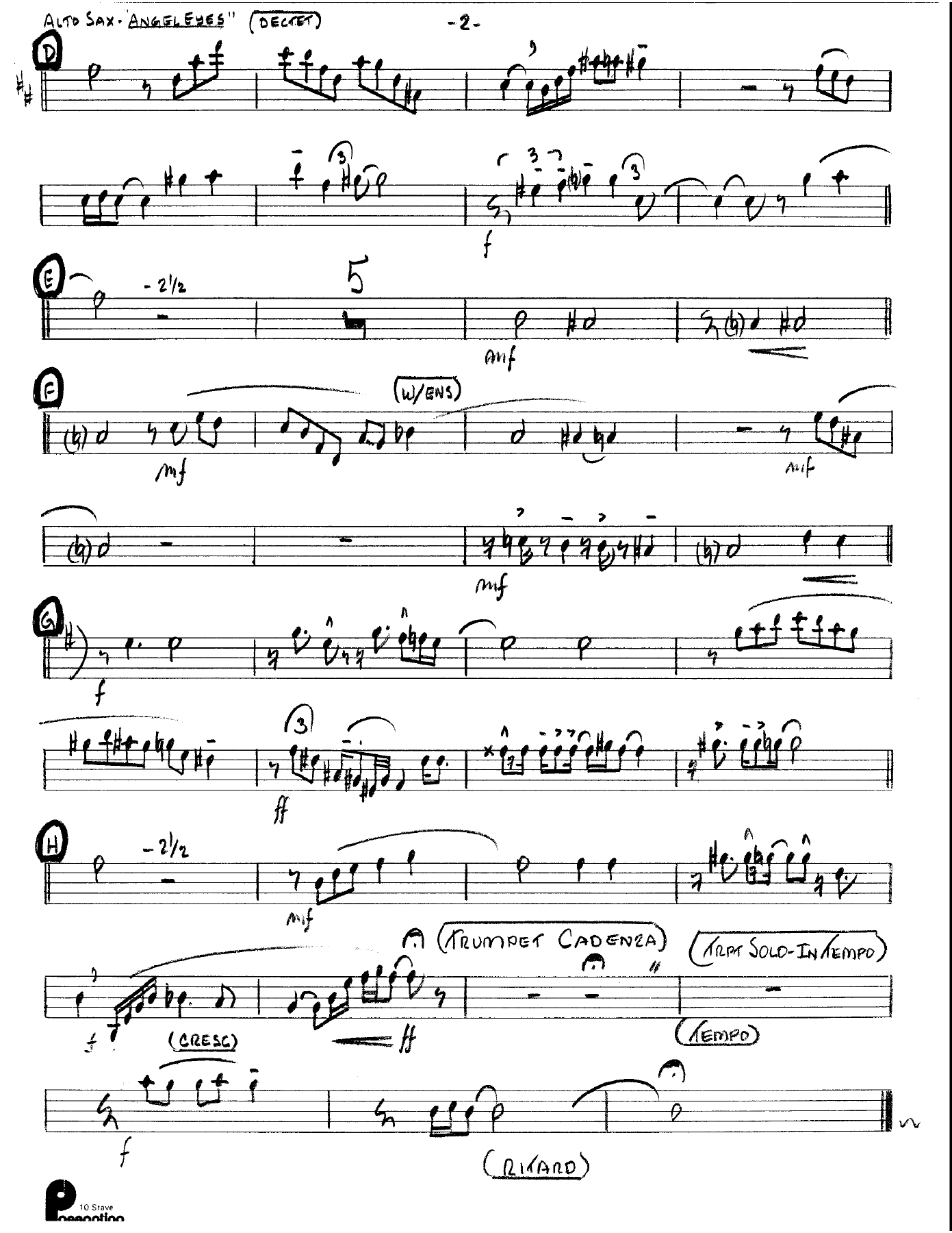 Angel Eyes (Kenton Dectet #190) 3214 Trpt feat — page 2