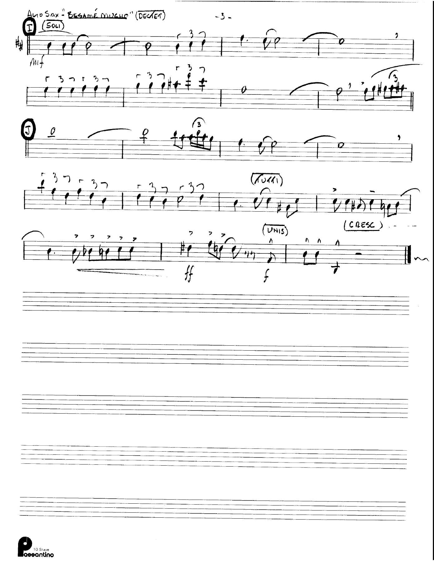 Besame Mucho — page 3