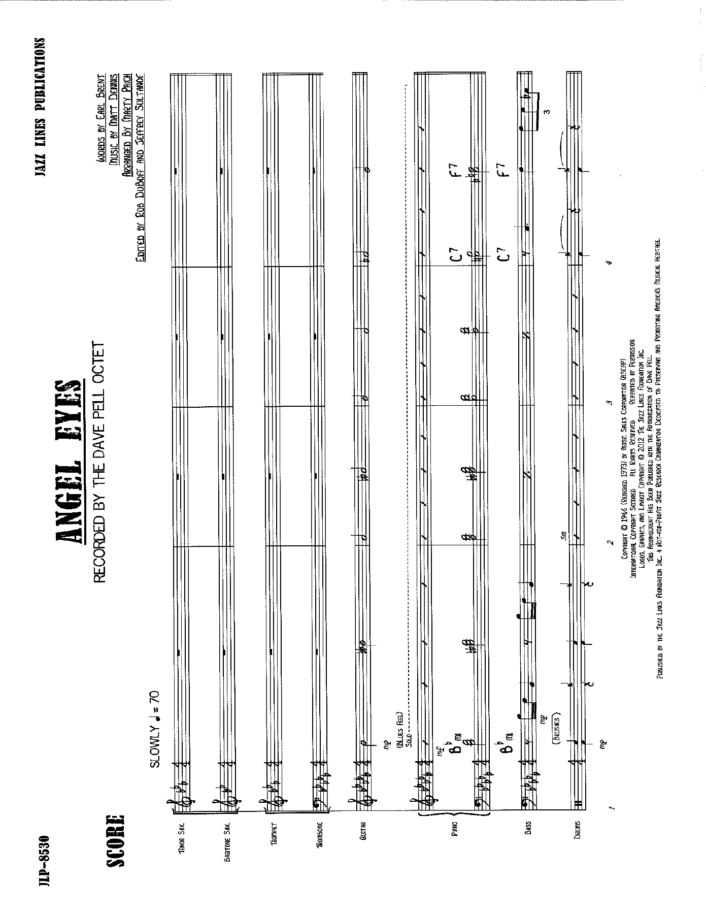 Angel Eyes (M.Paich) Dave Pell — page 3